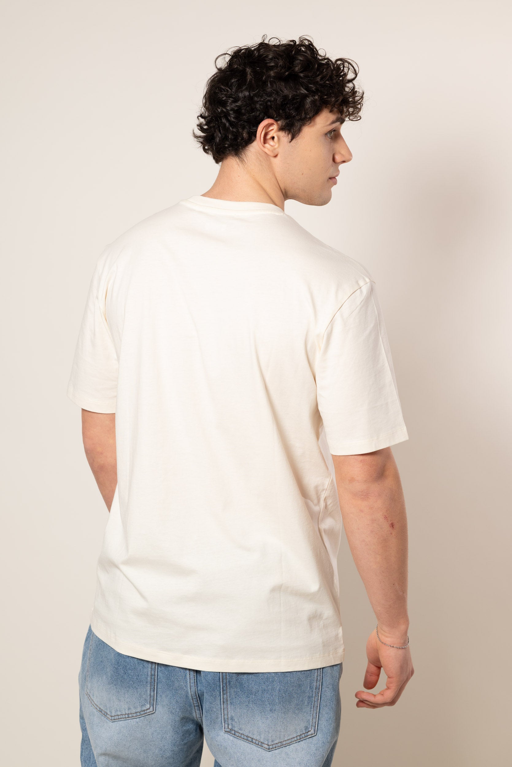 T-shirt Strutturata|Colore:Burro