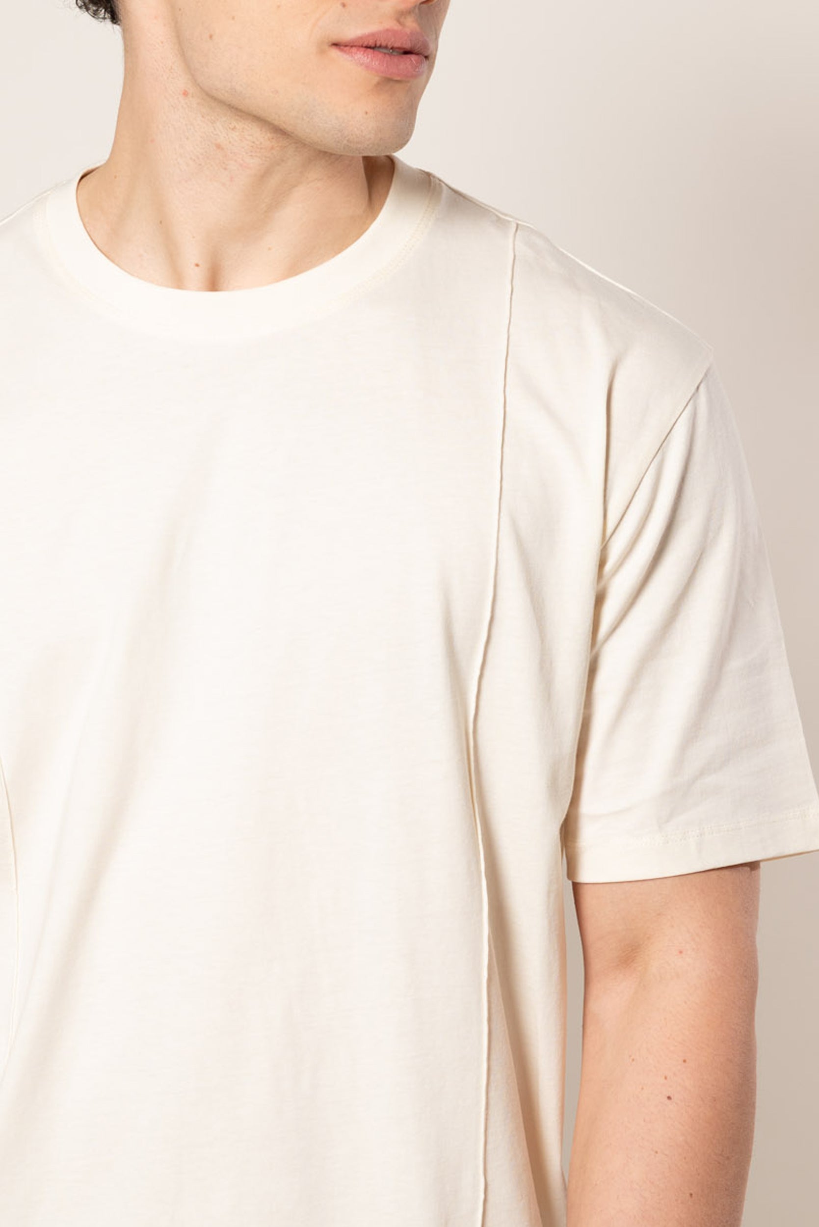 T-shirt Strutturata|Colore:Burro