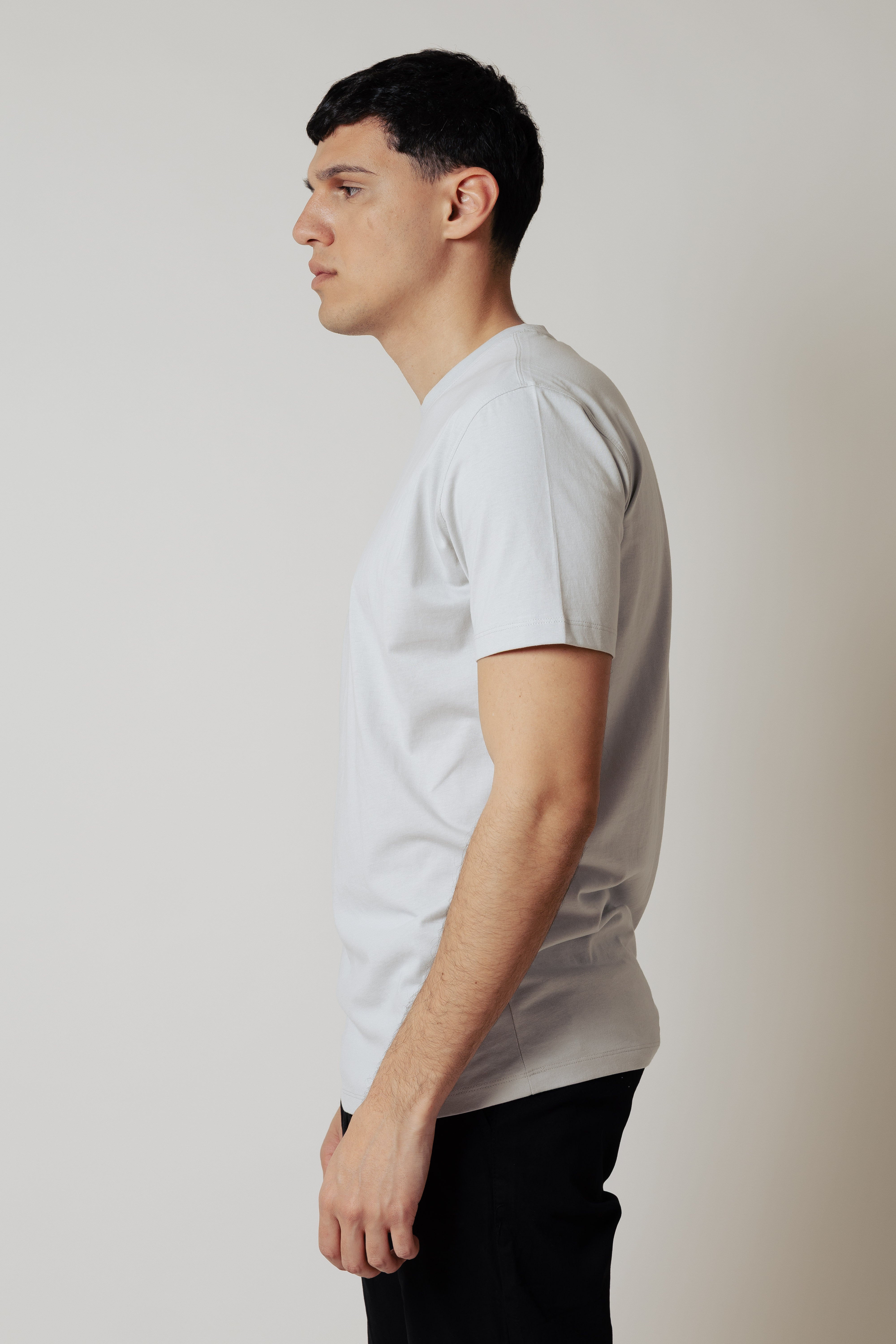 T-Shirt Basic|Colore:Grigio chiaro