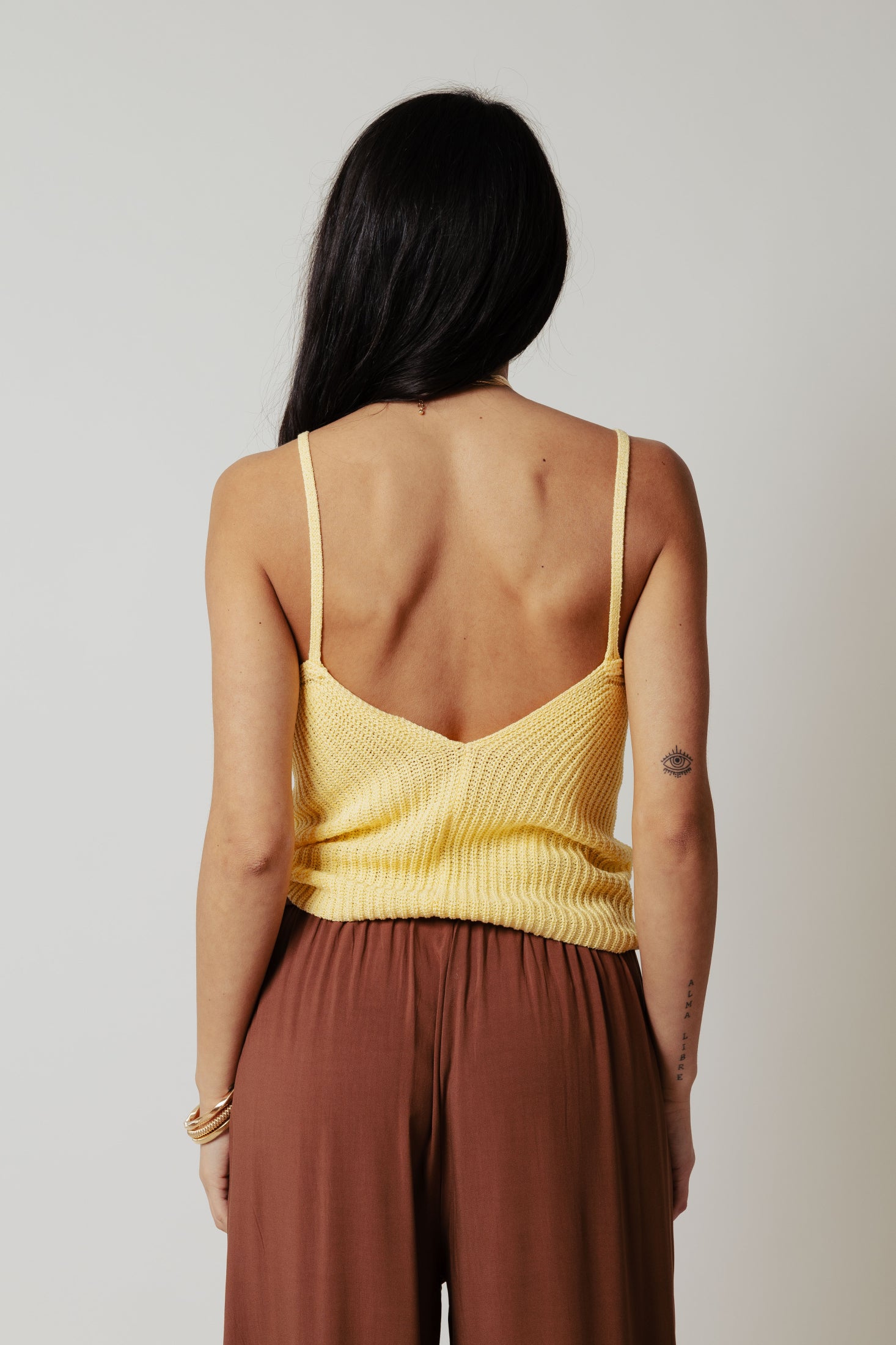 Top in filo|Colore:Giallo