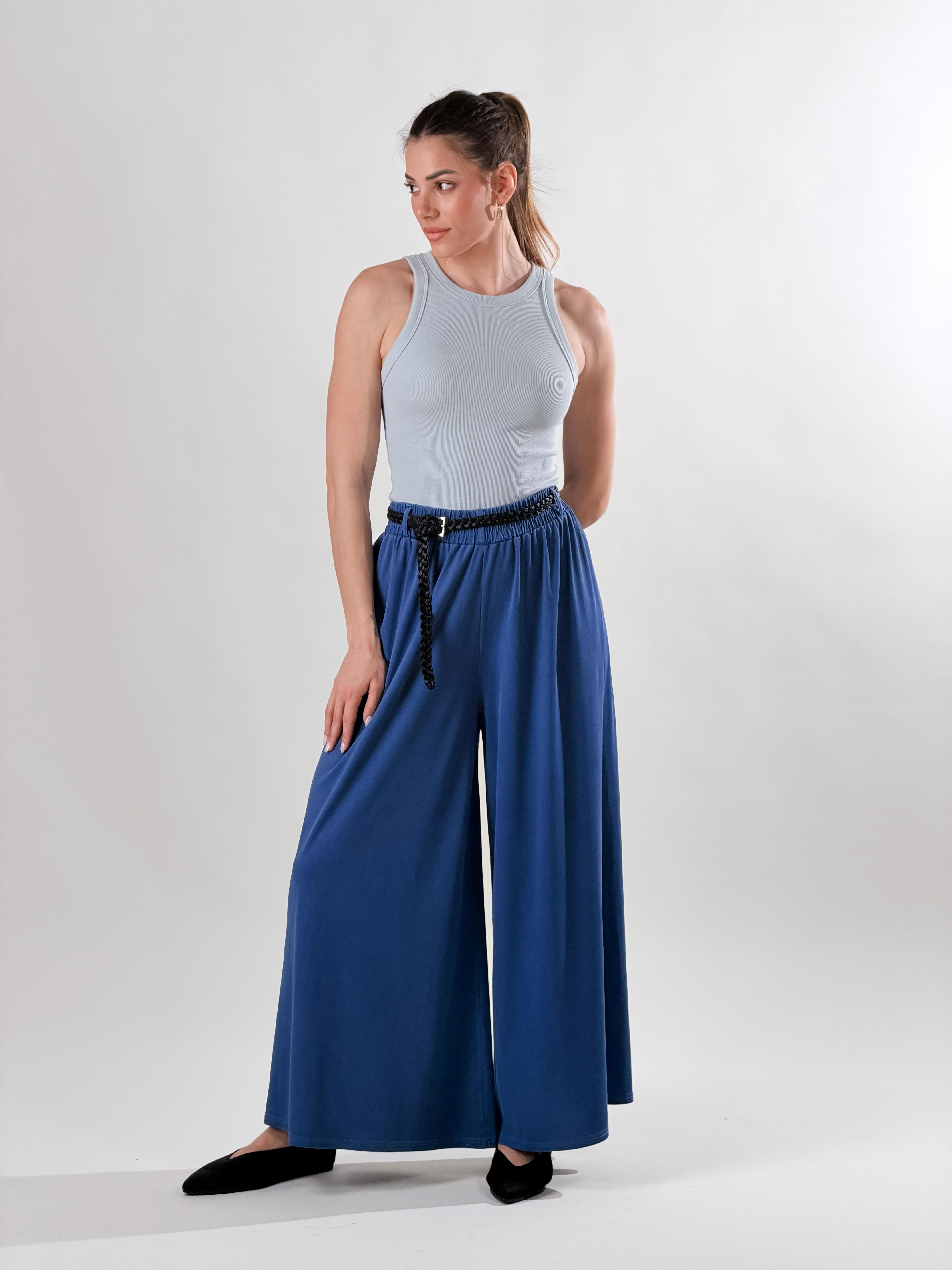 Canotta Stella|Colore:Celeste