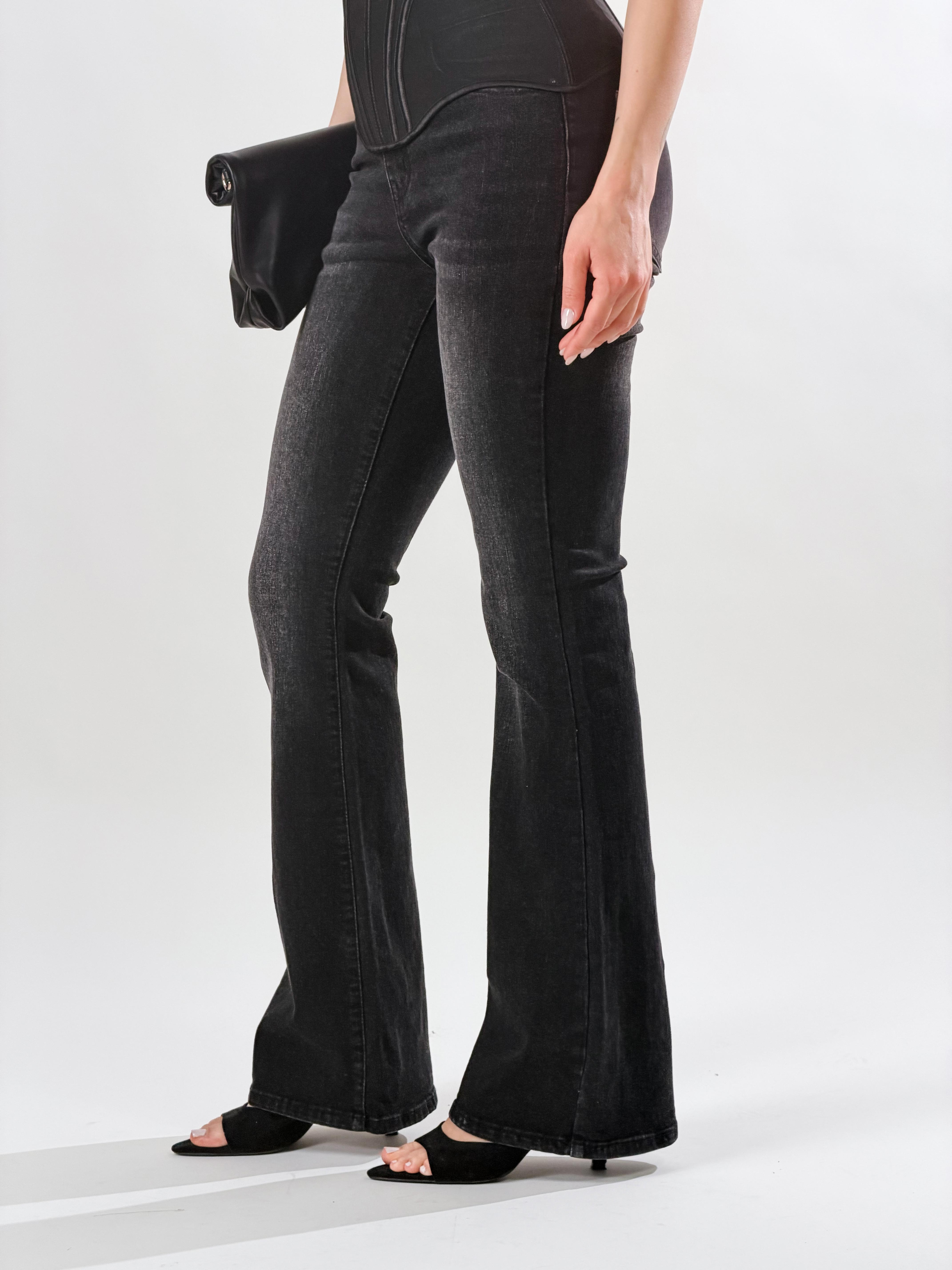 Jeans Zampa|Colore:Nero