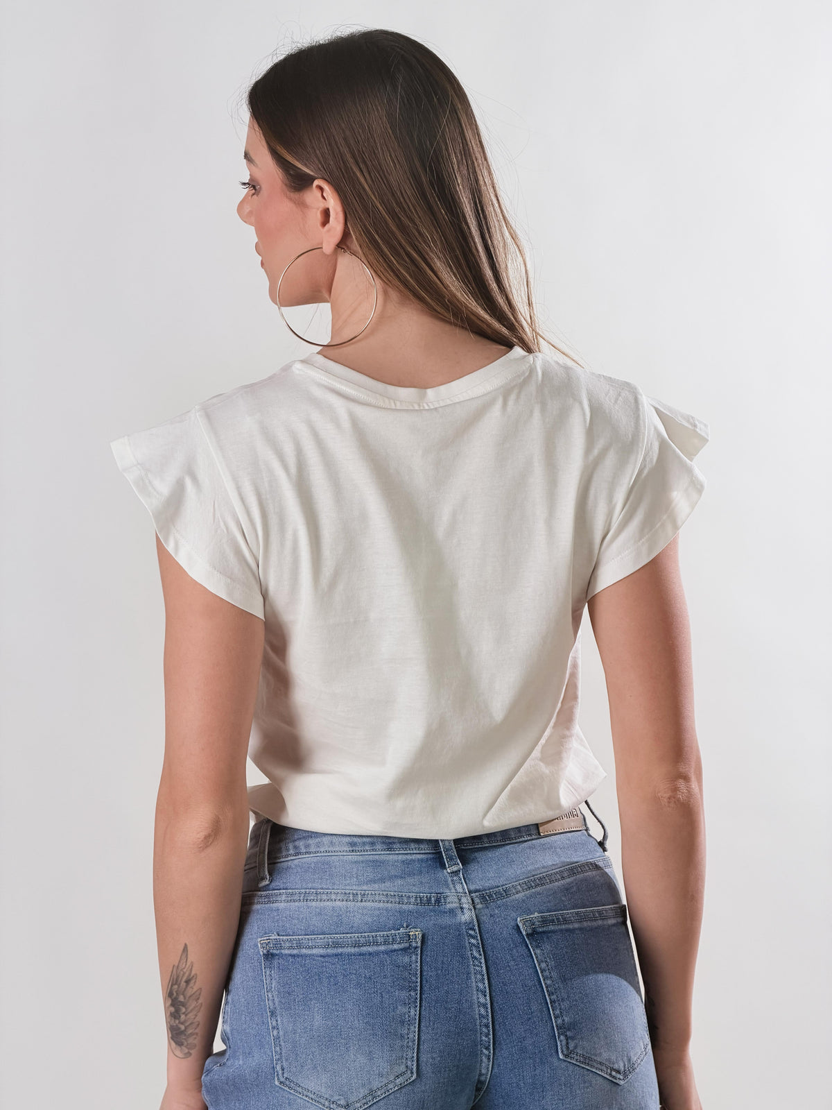 T-Shirt caos dentro|Colore:Bianco latte