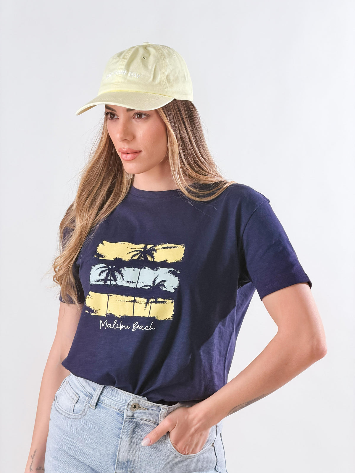 T-Shirt Malibu|Colore:Blu navy