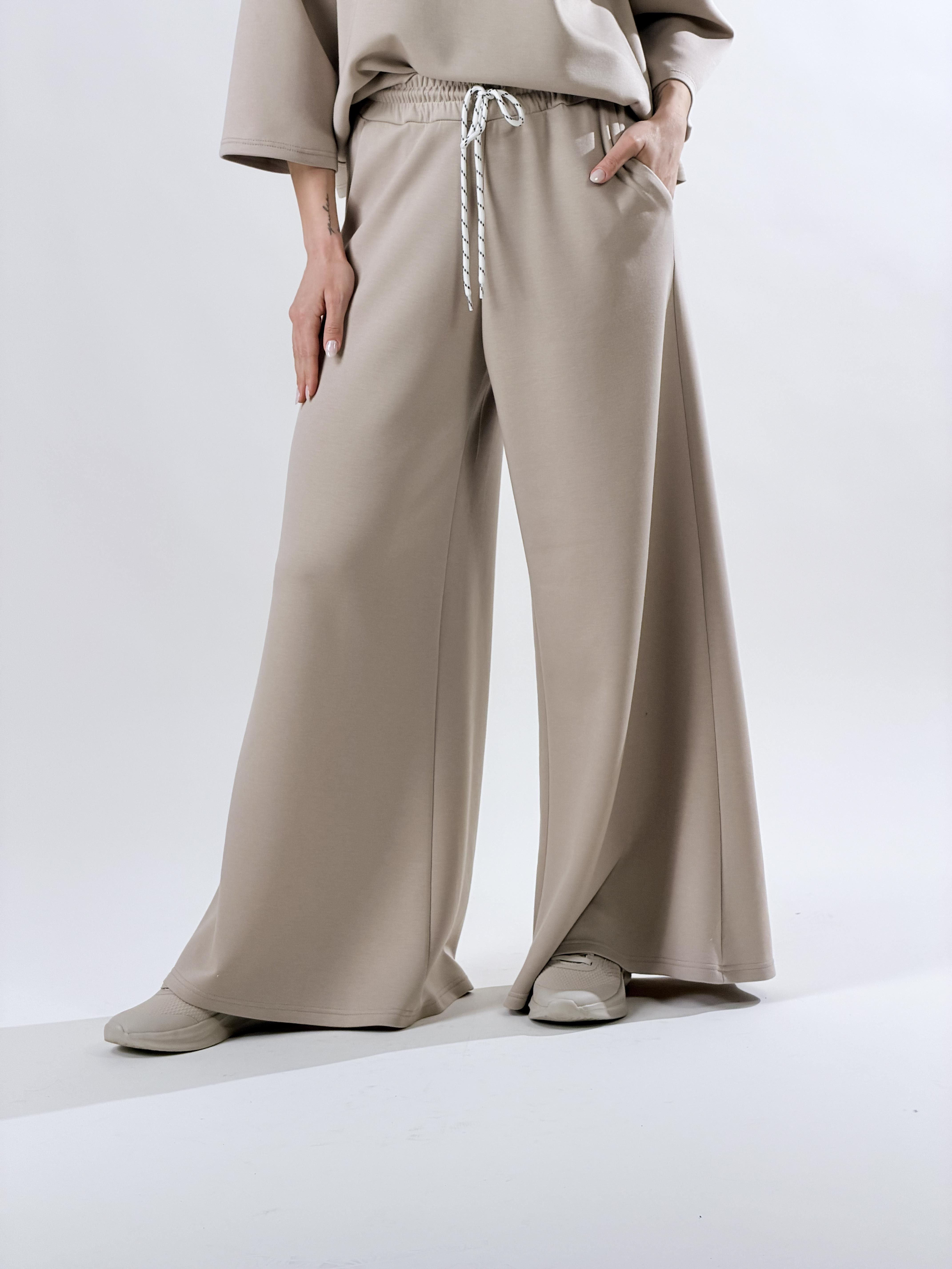 Pantalone Palazzo|Colore:Beige
