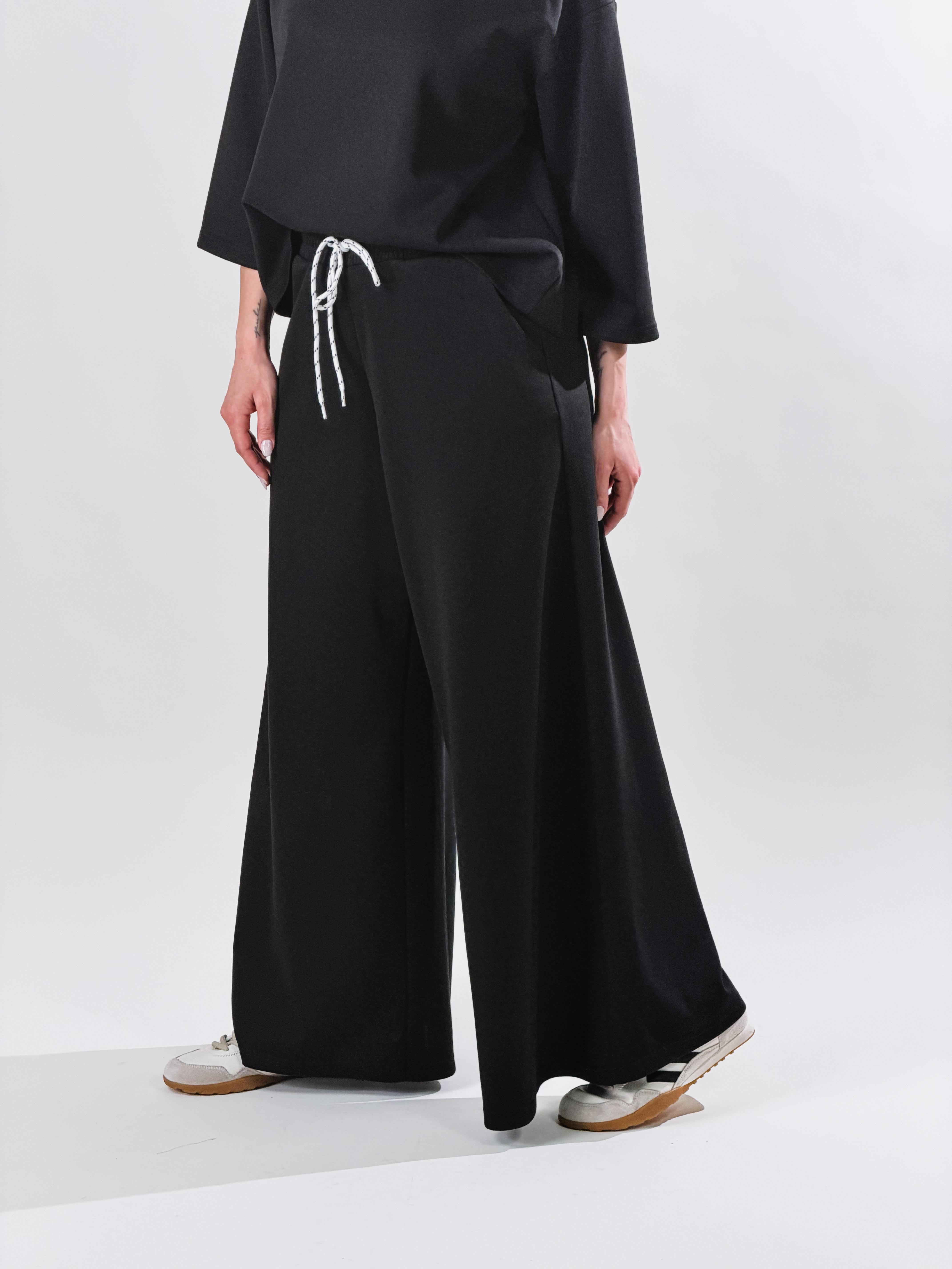 Pantalone Palazzo|Colore:Nero