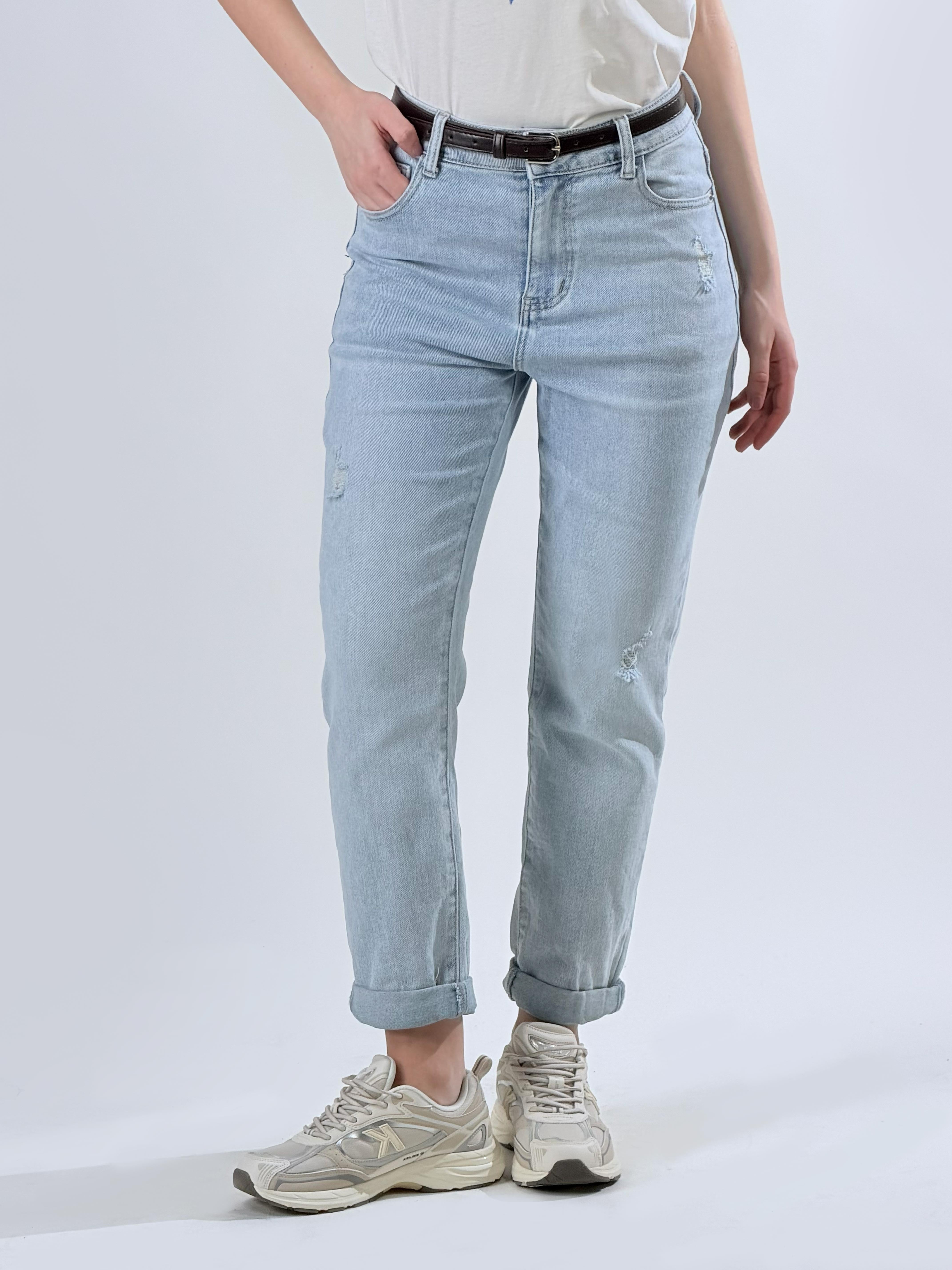 Jeans Mom fit|Colore:Blu chiaro