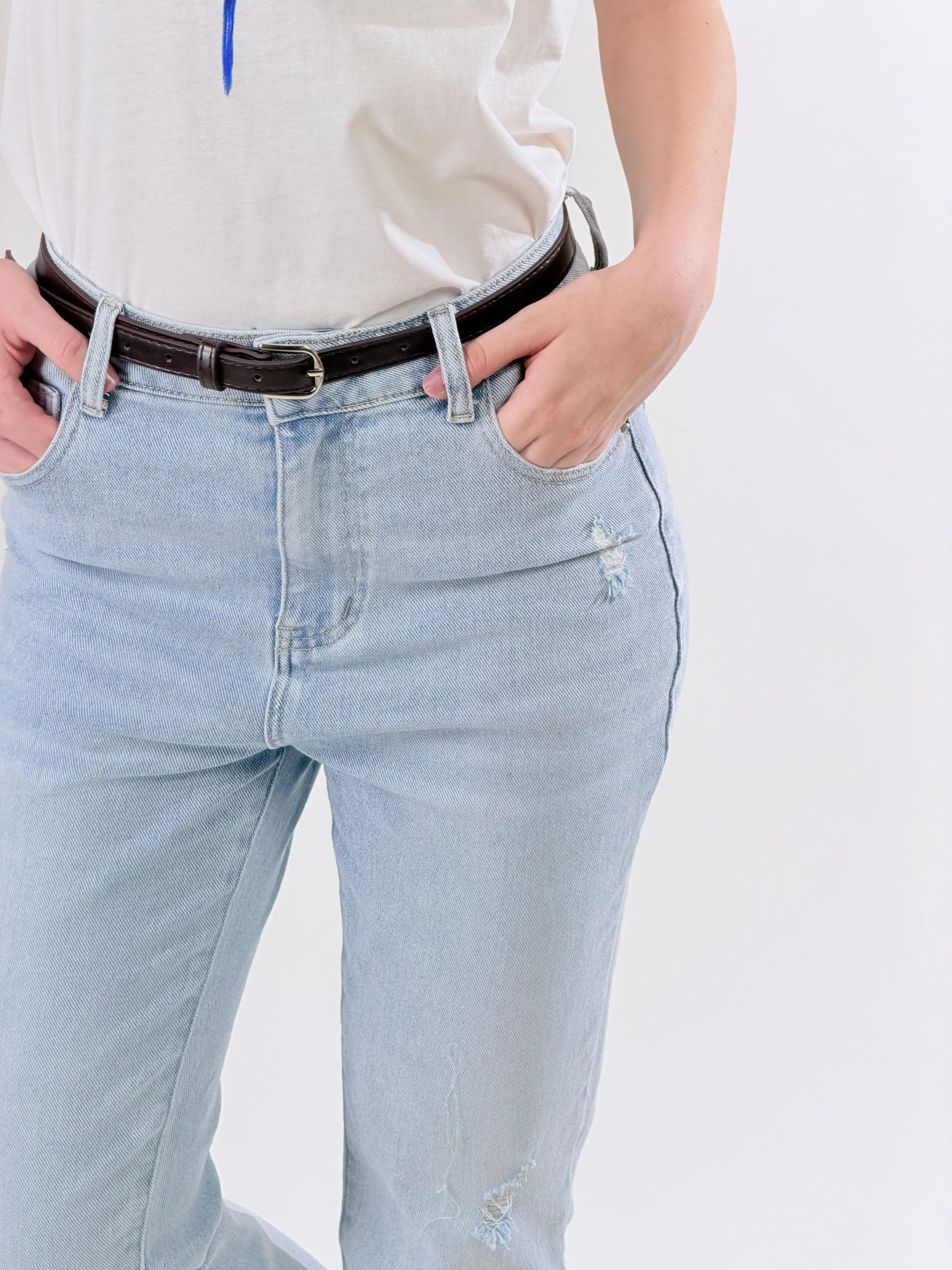 Jeans Mom fit|Colore:Blu chiaro