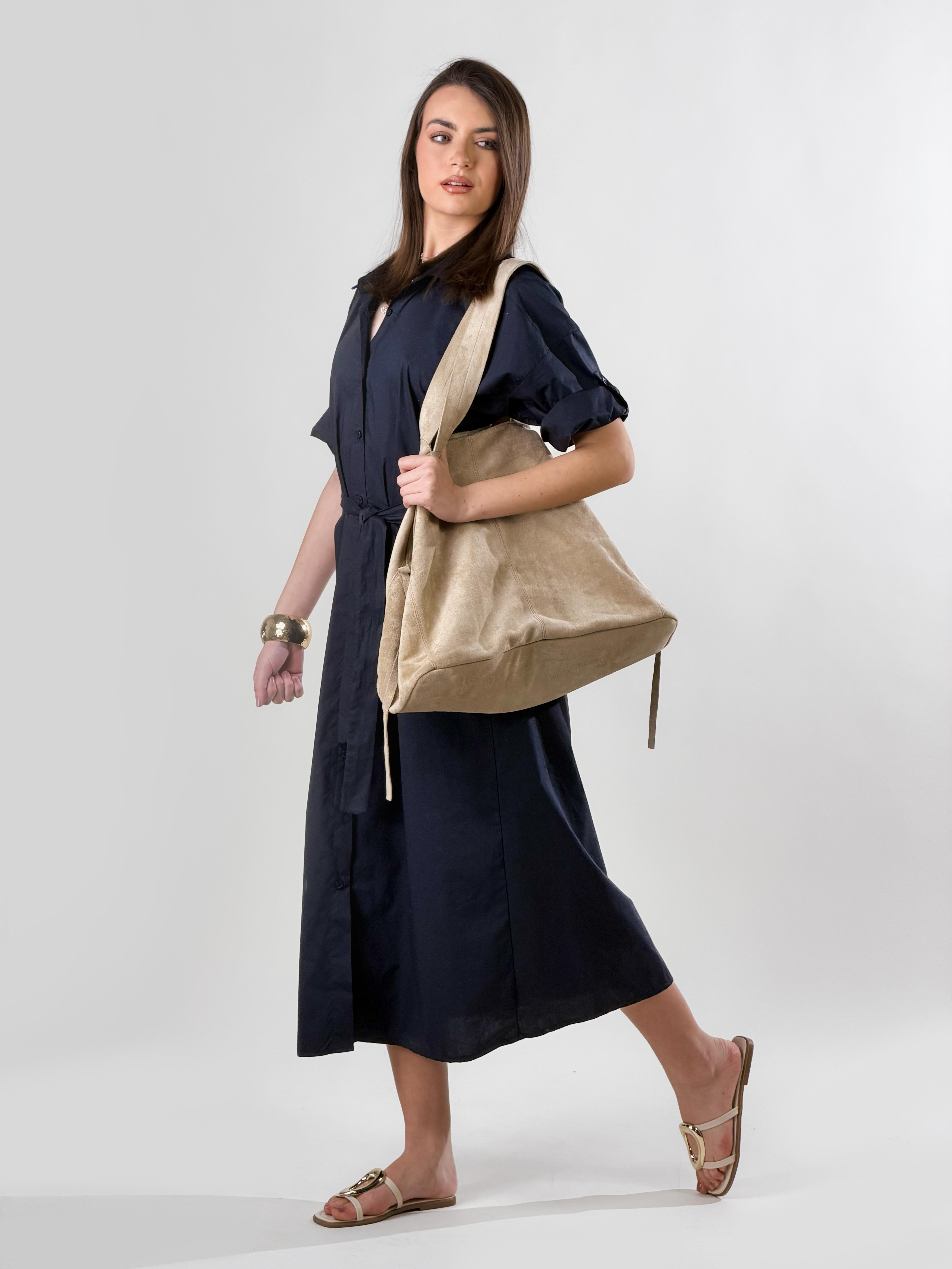 Abito chemisier|Colore:Blu