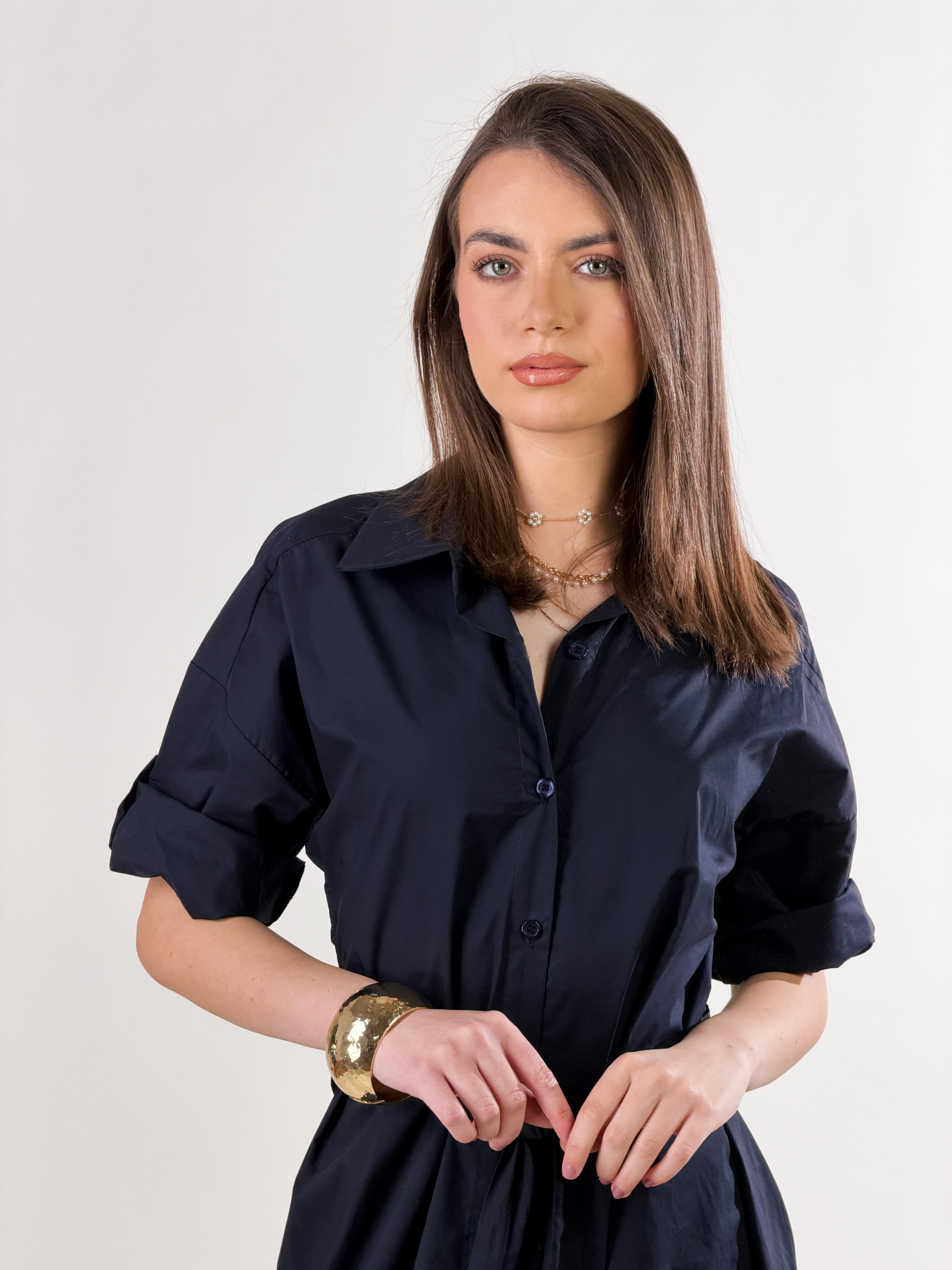 Abito chemisier|Colore:Blu