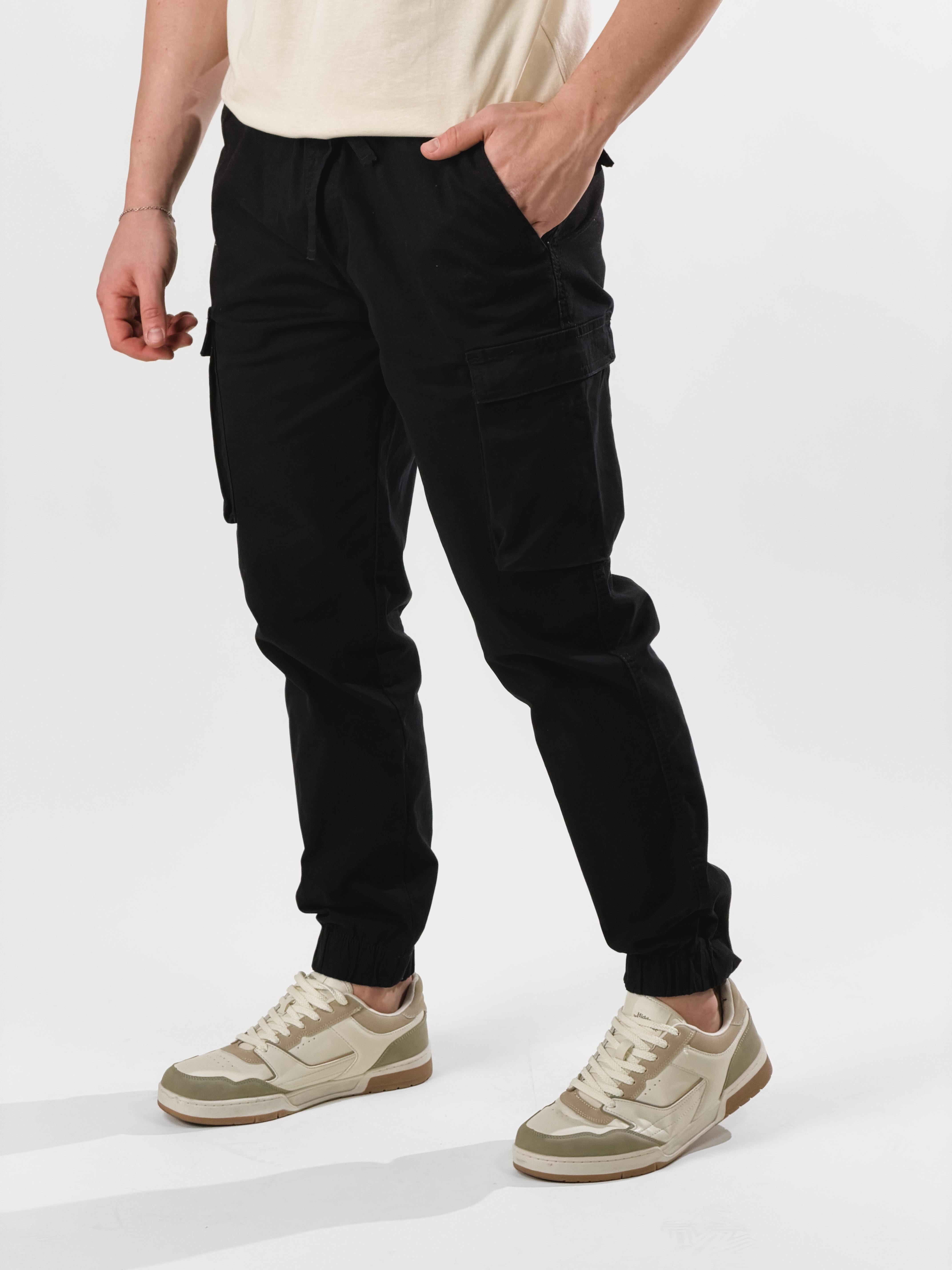 Pantaloni Urban con tasche|Colore:Nero