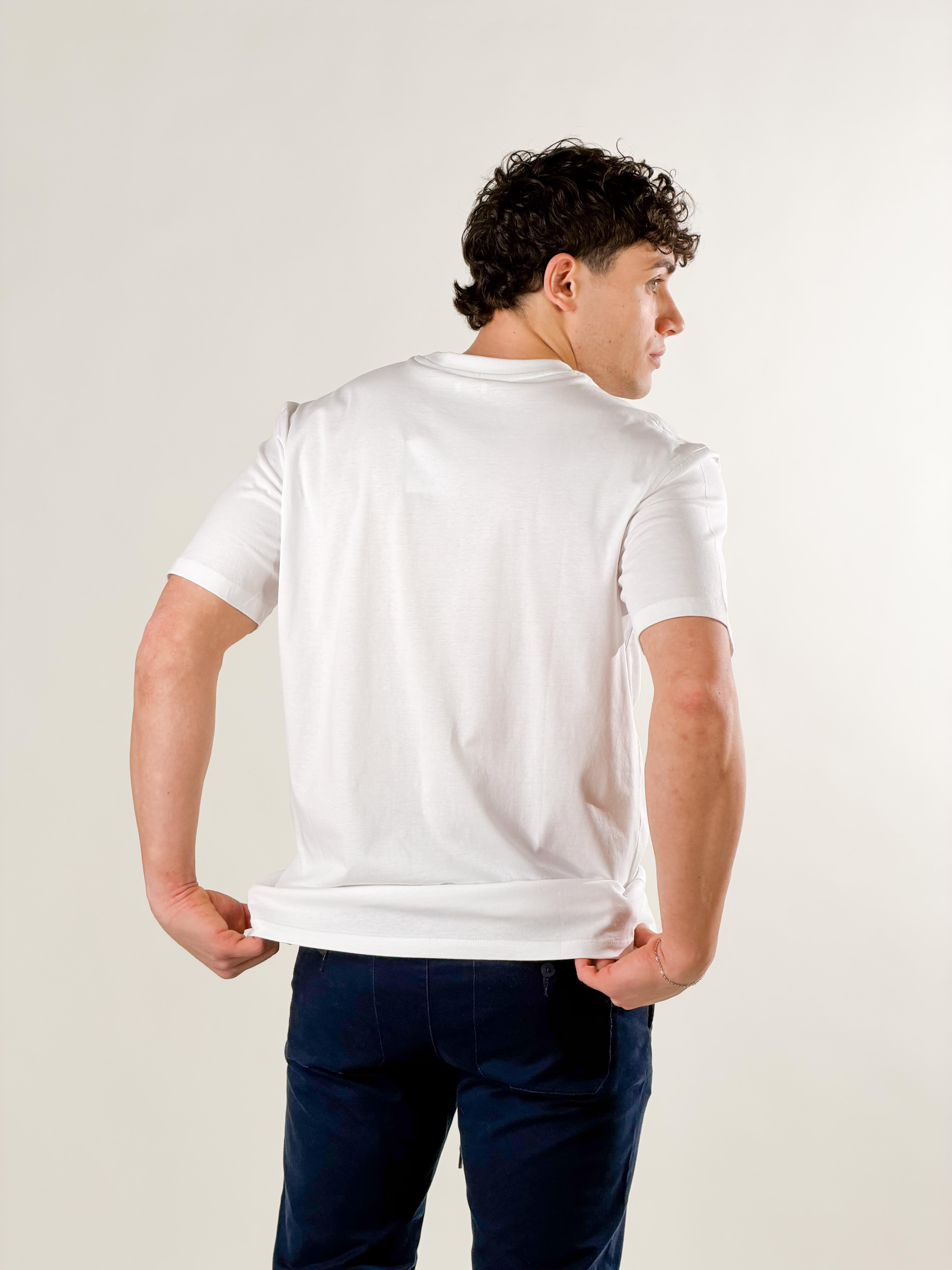 T-shirt College|Colore:Bianco