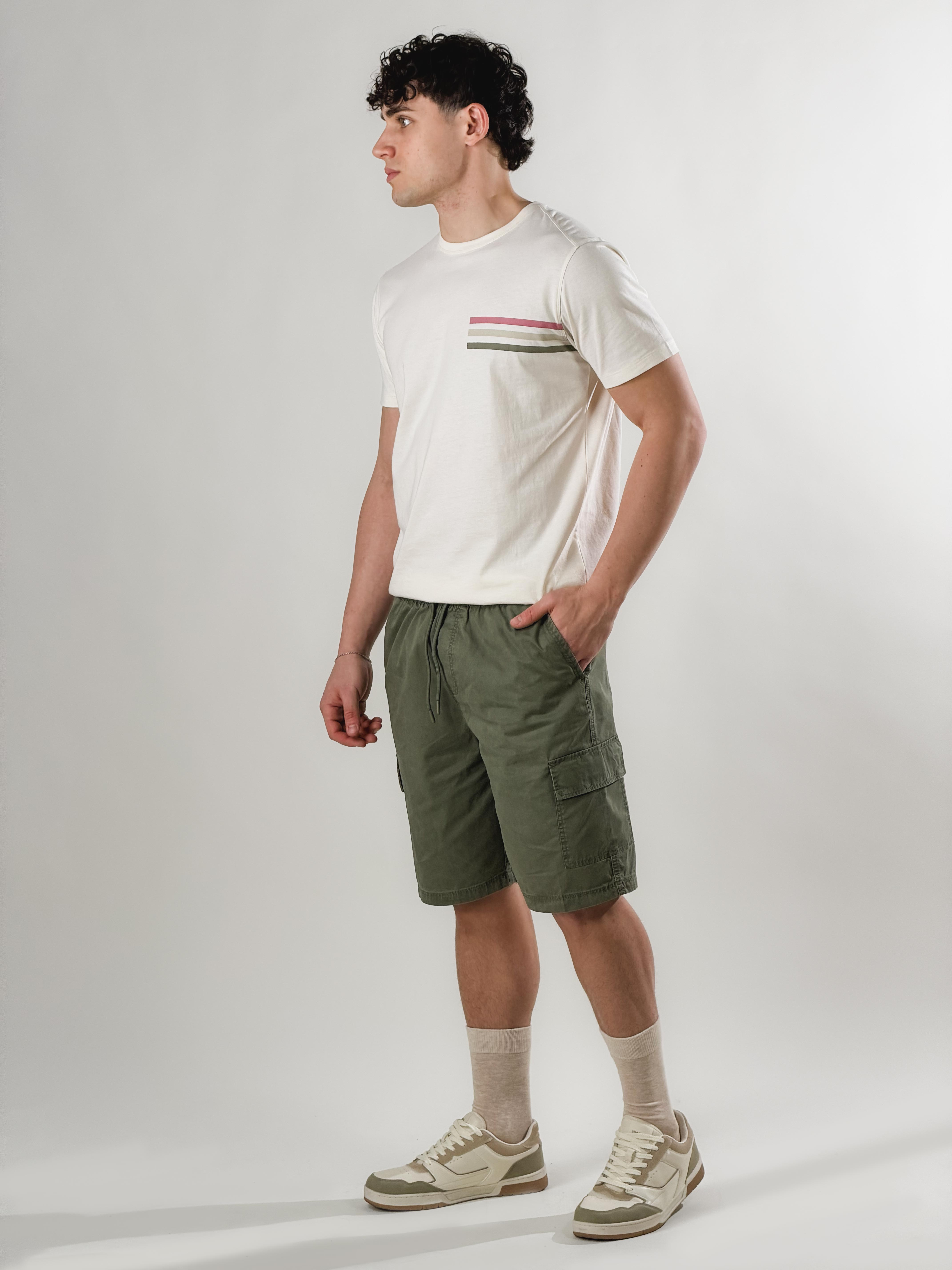 Bermuda Capri|Colore:Verde militare