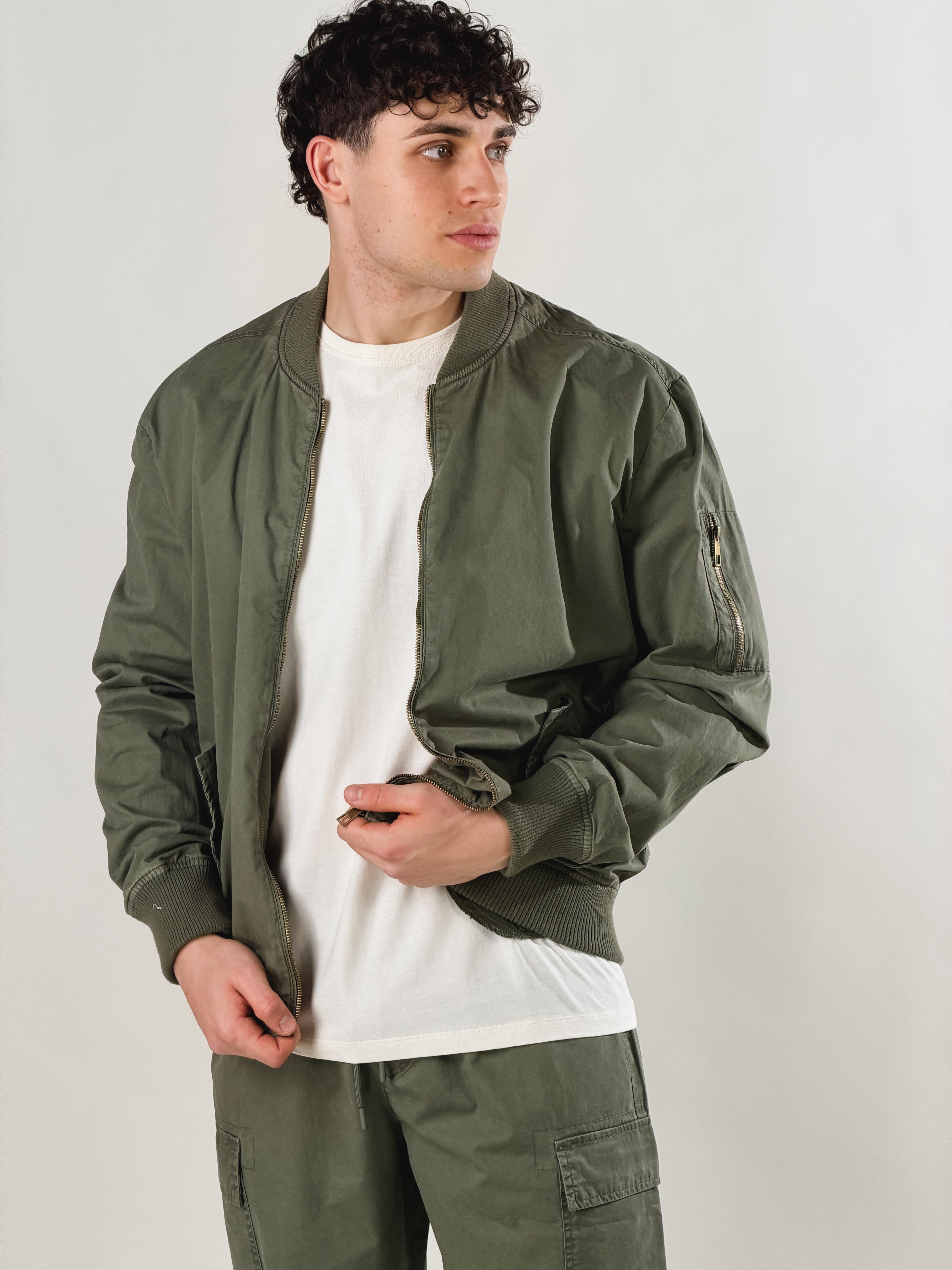 Bomber Military|Colore:Verde militare