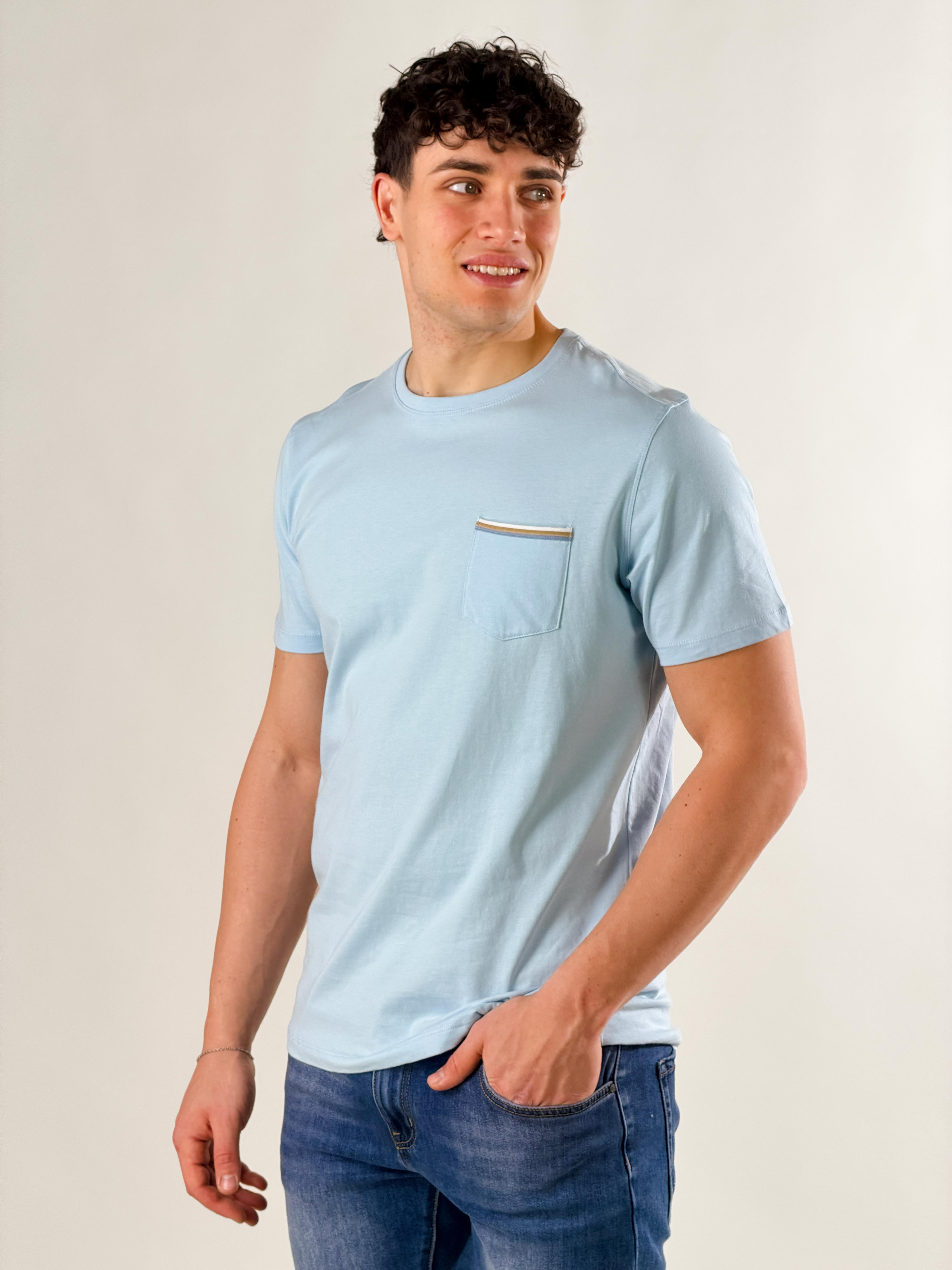 T-shirt taschino basie fiit|Colore:Polvere