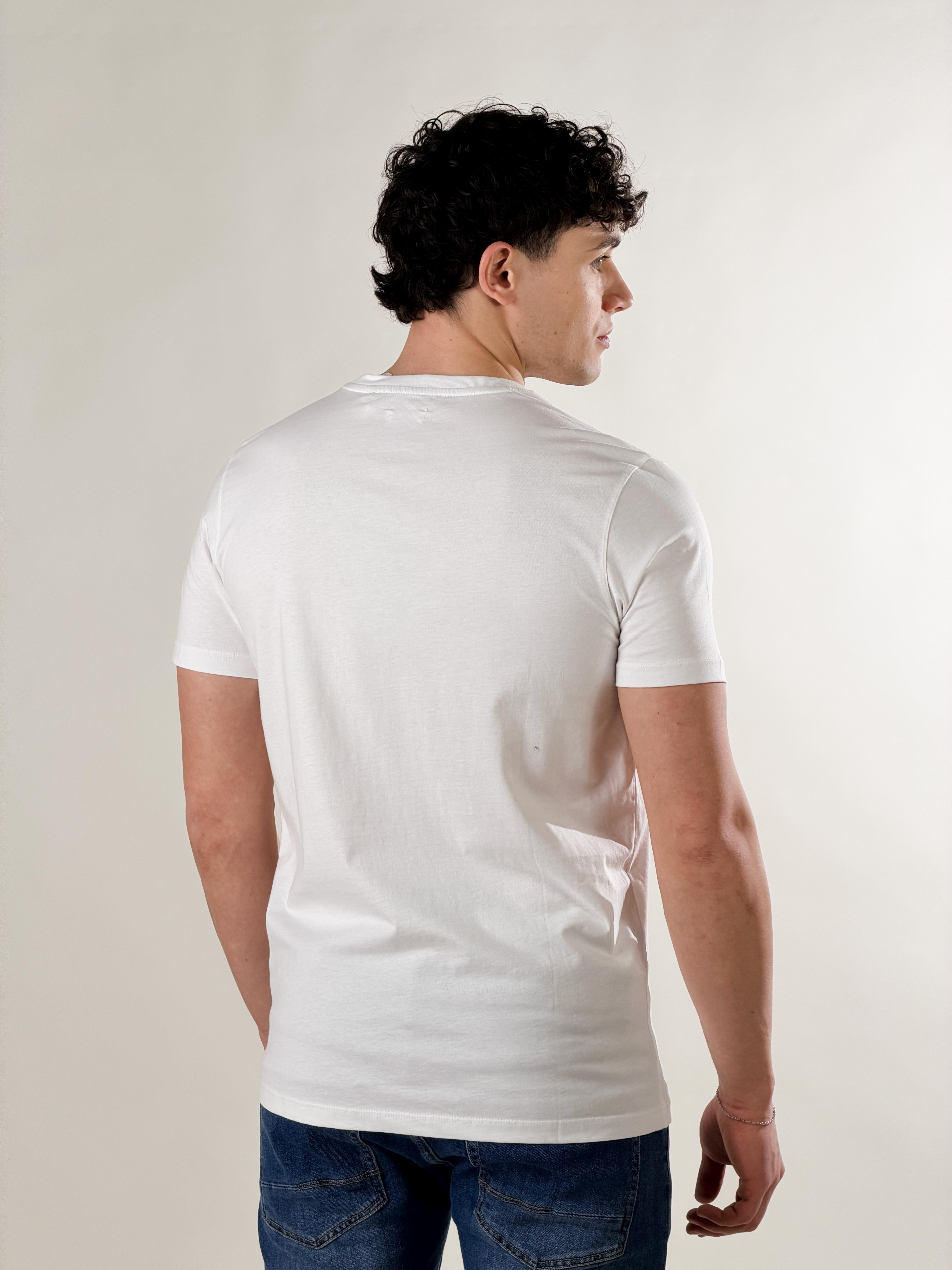 T-shirt taschino basie fiit|Colore:Bianco