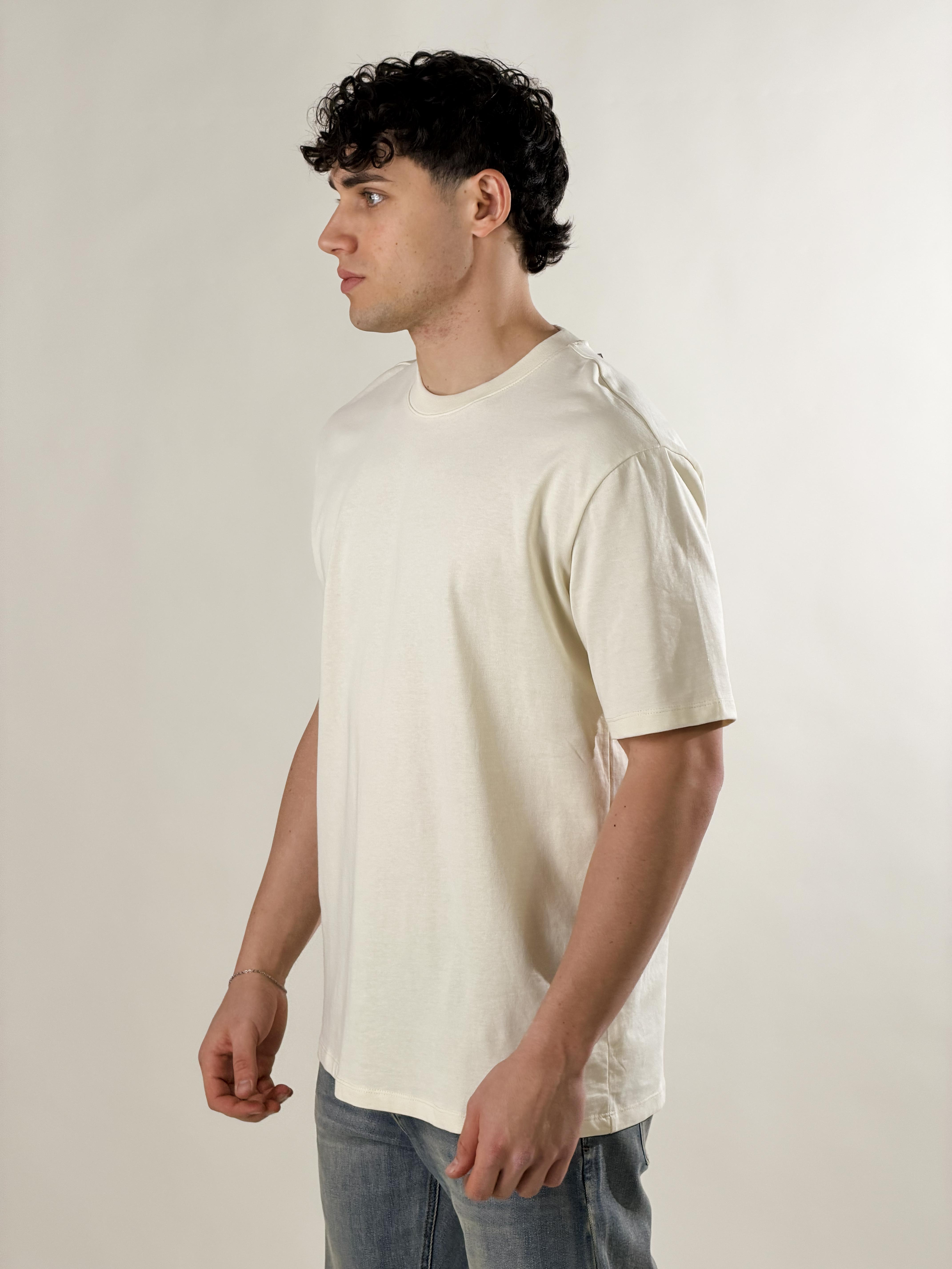 T-Shirt Miami loose fit|Colore:Burro