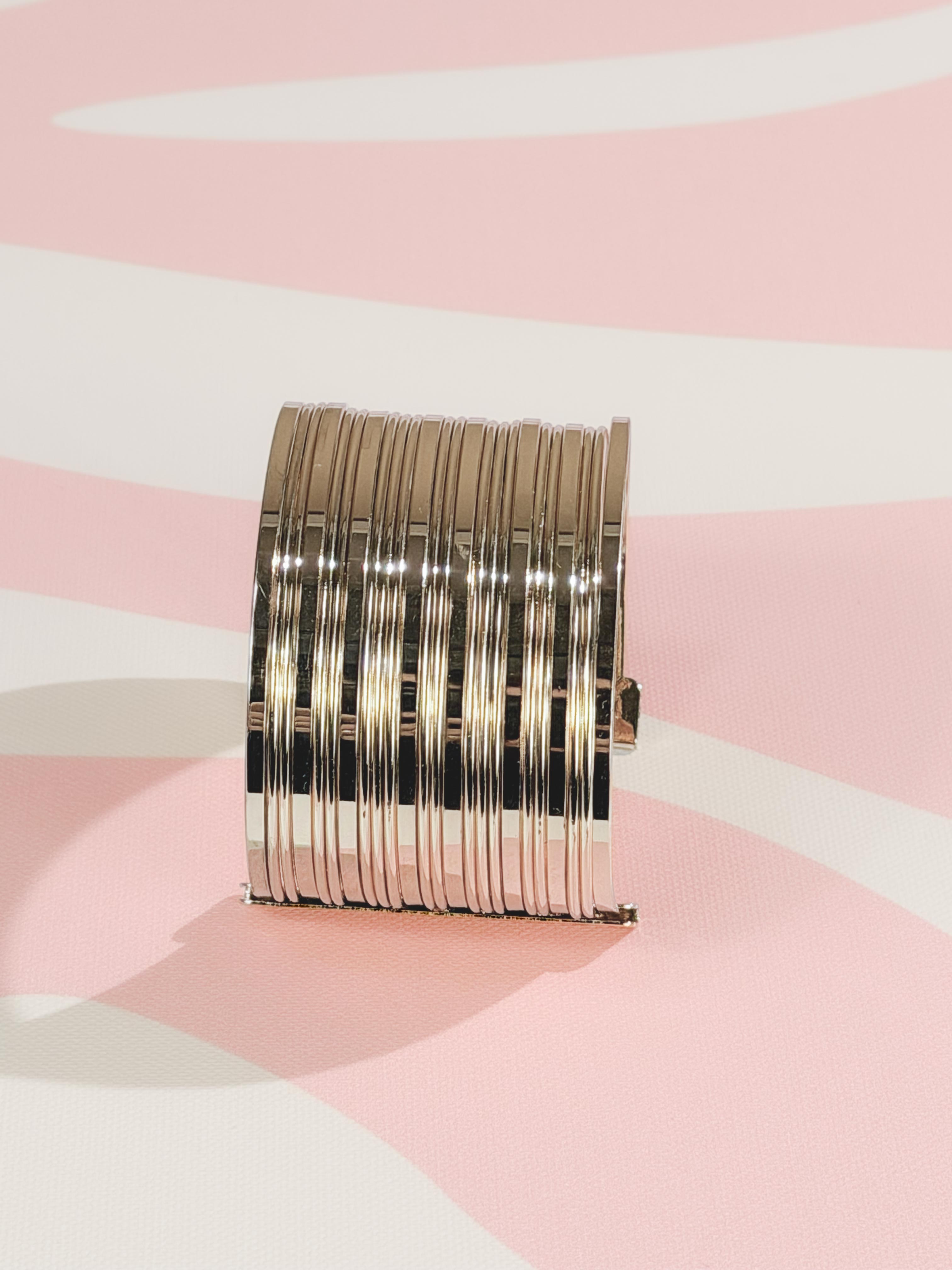 Bracciale cuff medio|Colore:Argento