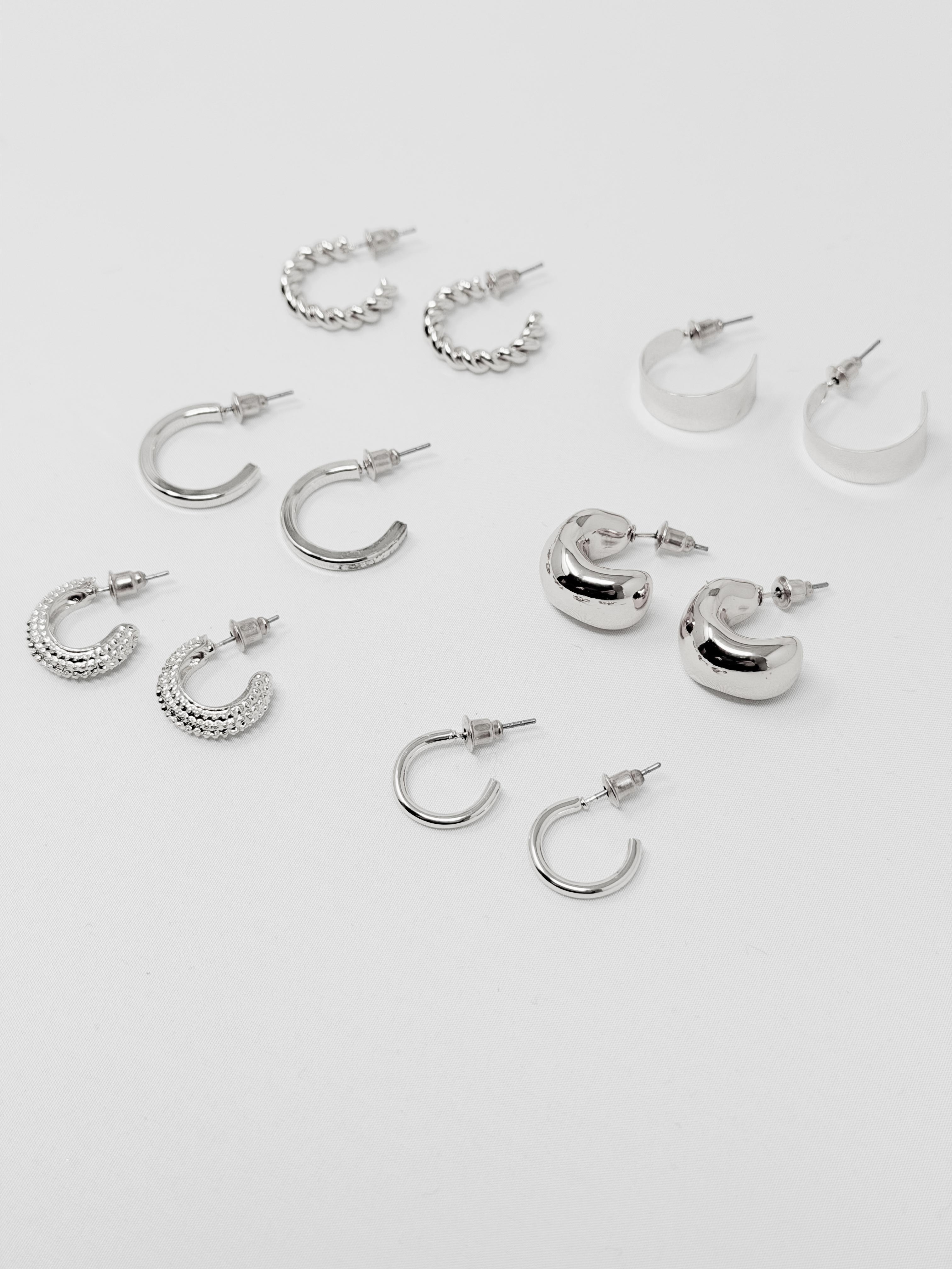 Set micro cerchi|Colore:Argento