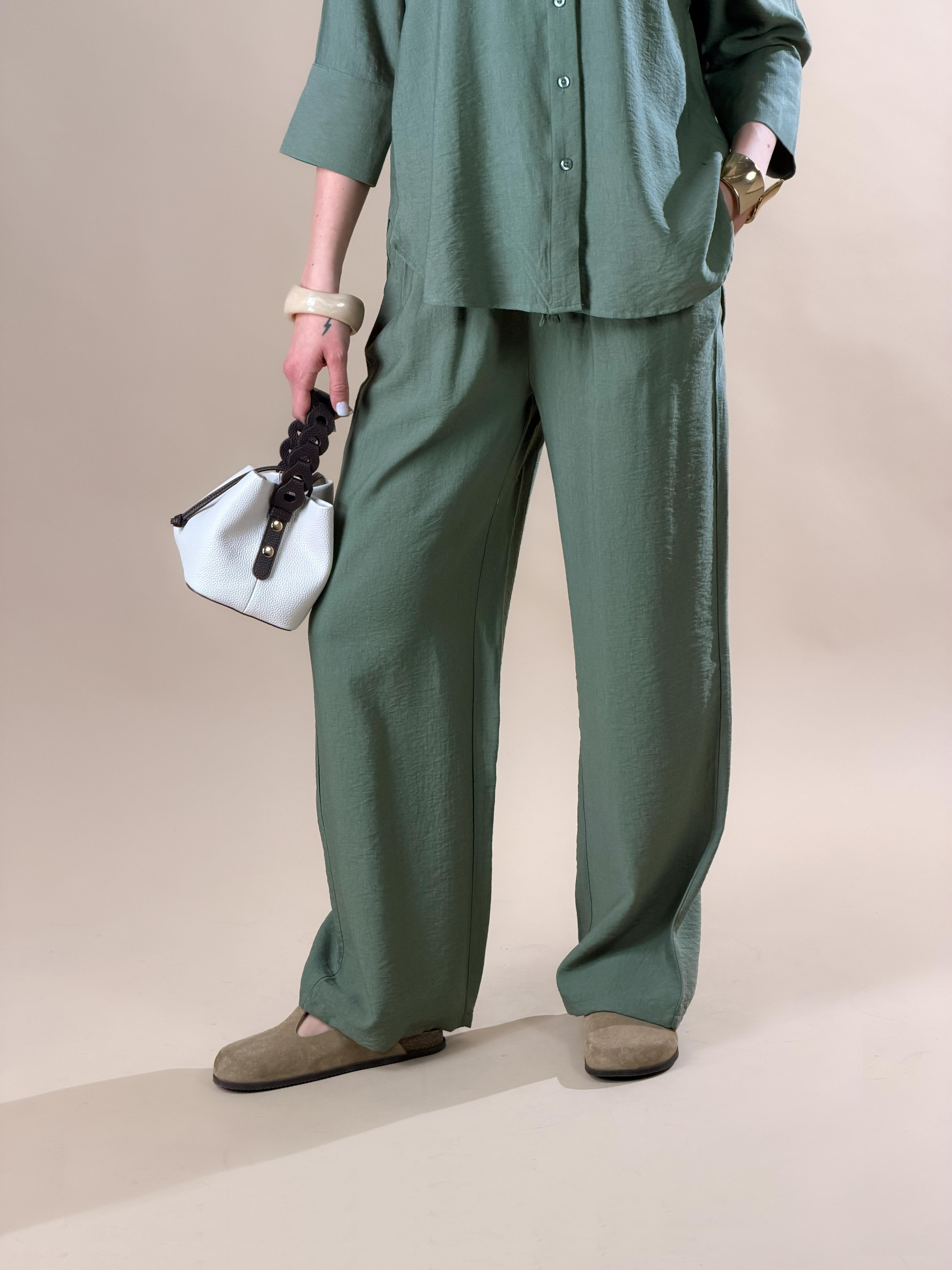 Pantalaccio Amalfi|Colore:Verde militare