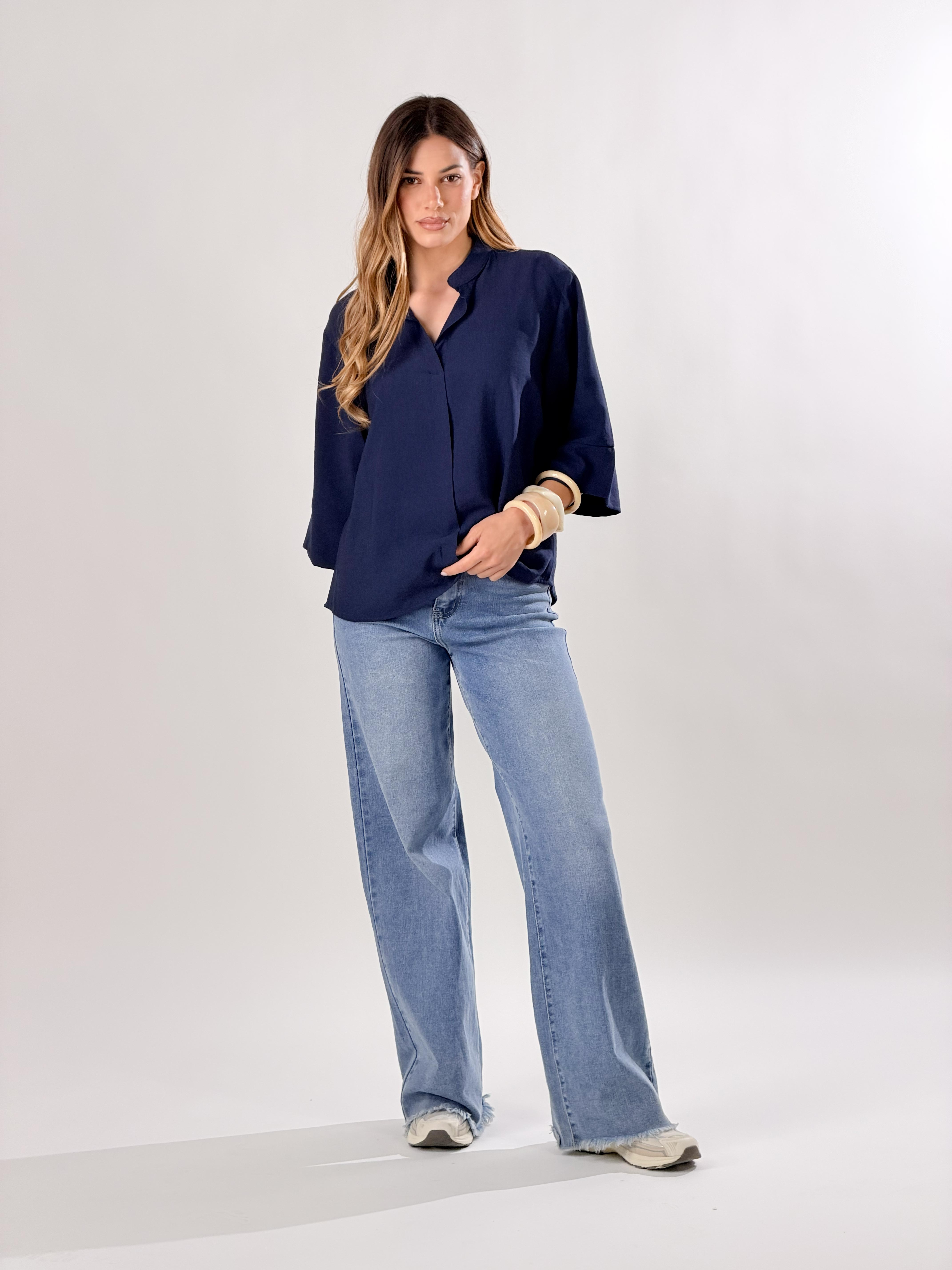 Blusa Viviana|Colore:Blu