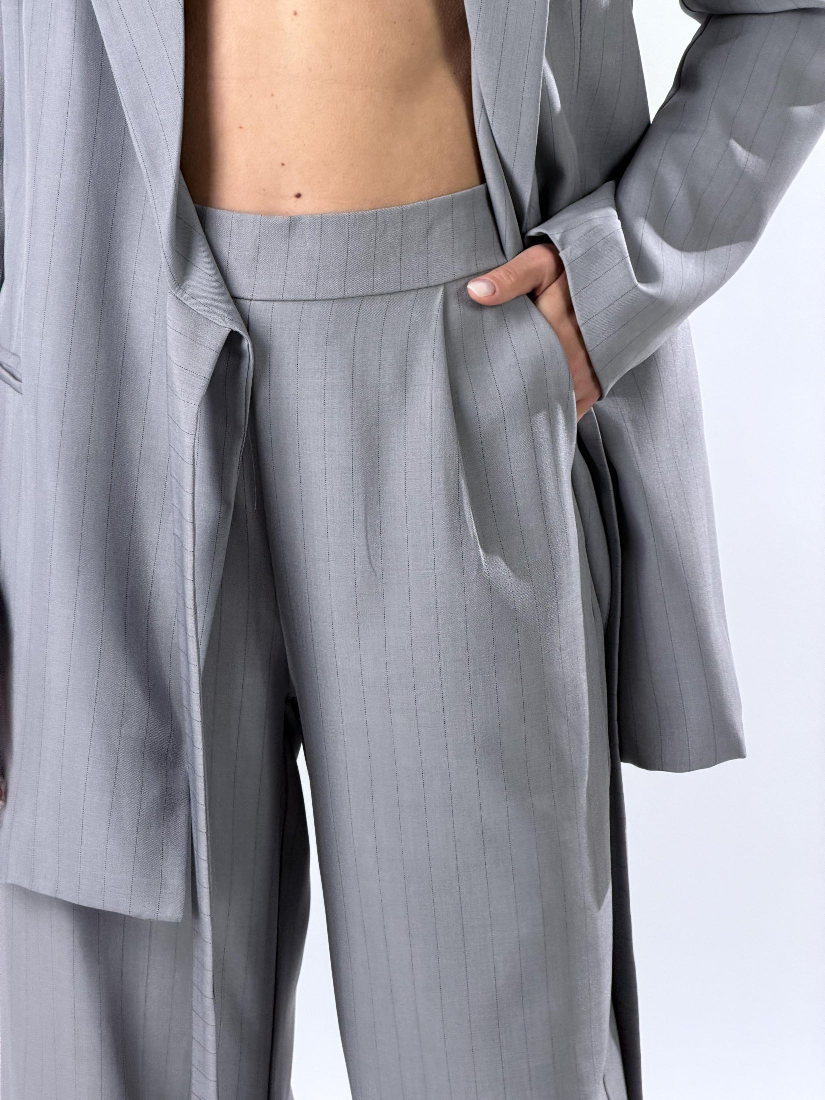 Tailleur Kimono|Colore:Grigio