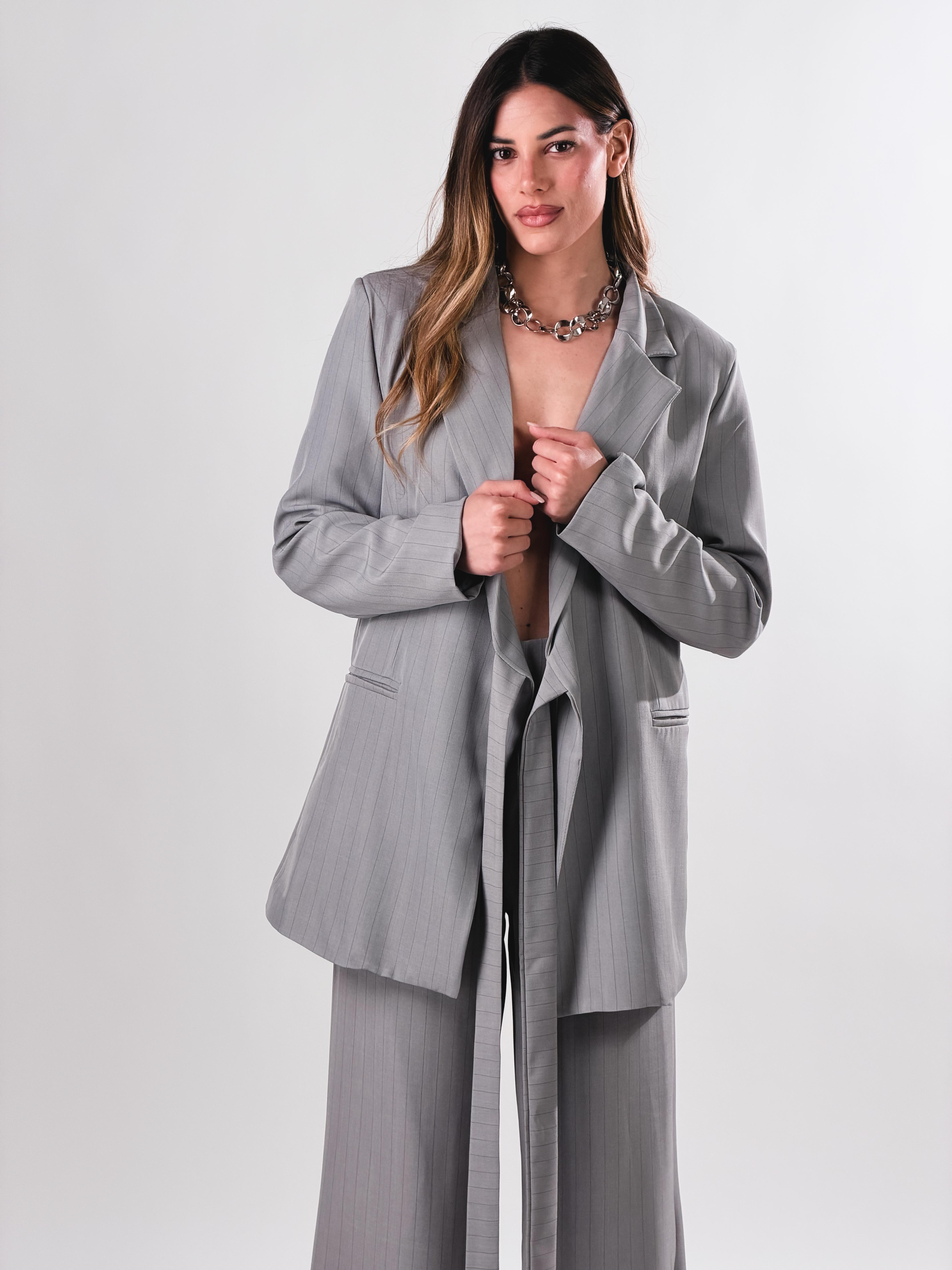 Tailleur Kimono|Colore:Grigio