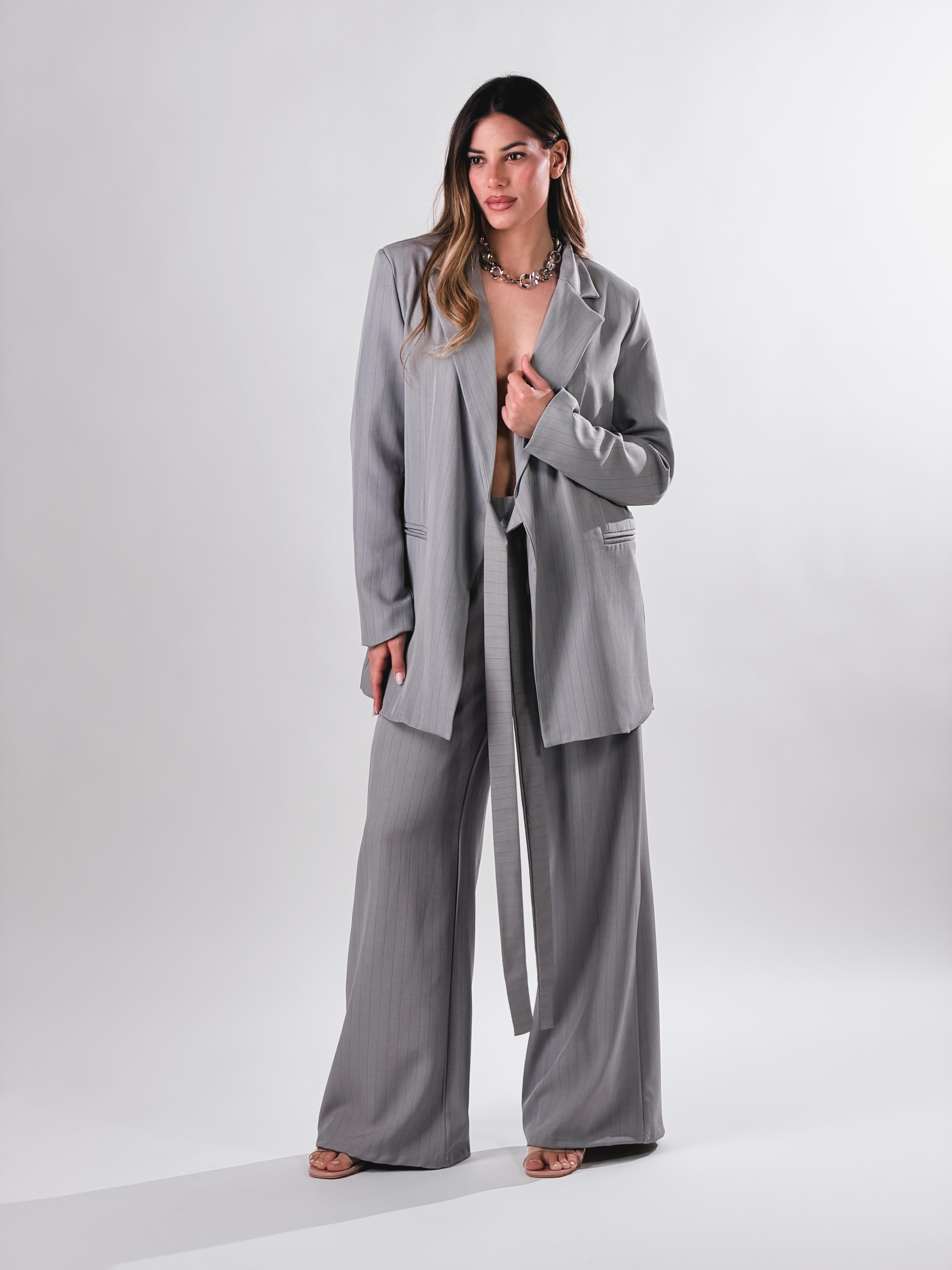 Tailleur Kimono|Colore:Grigio