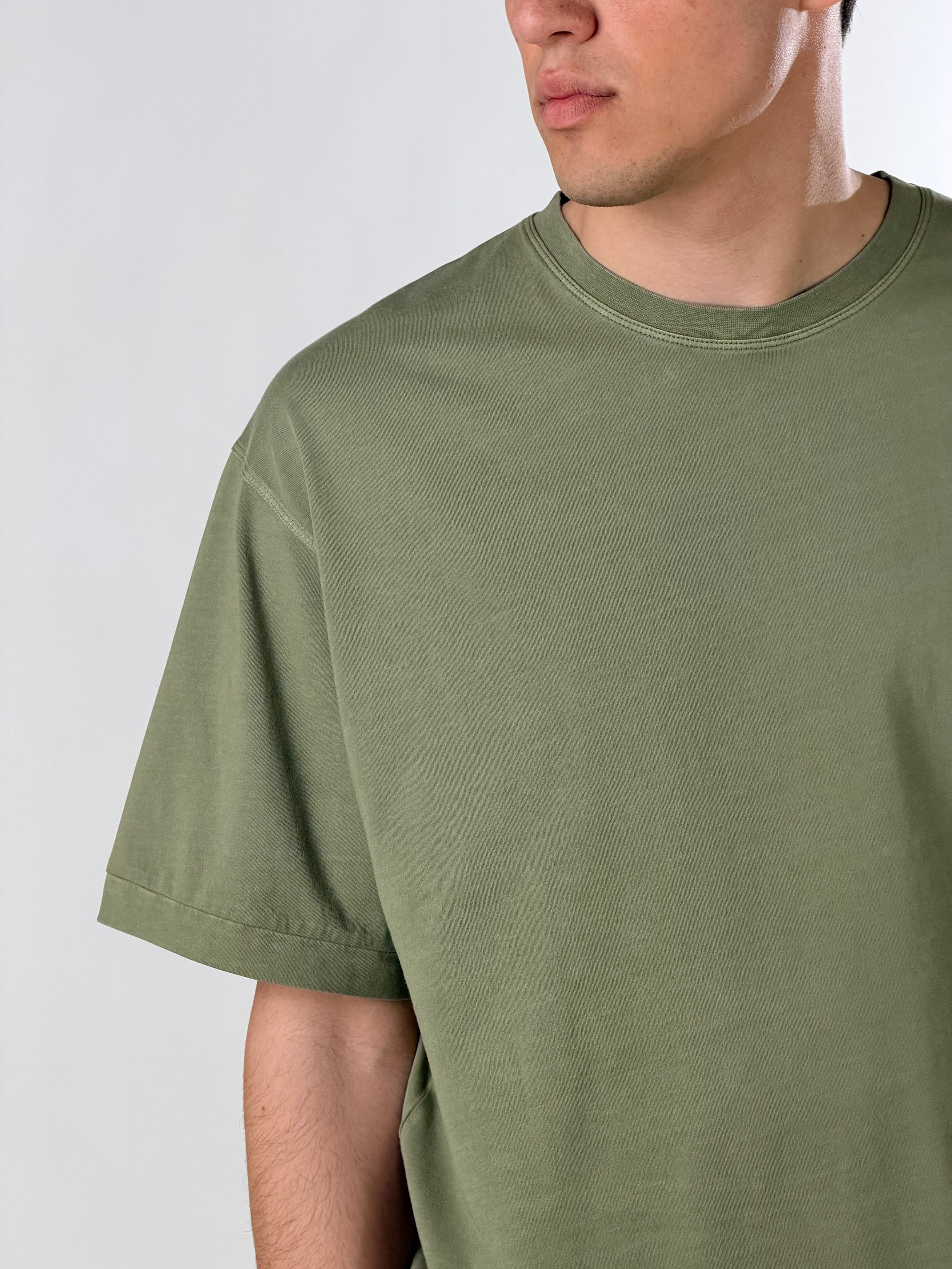 T-Shirt boxy|Colore:Verde salvia