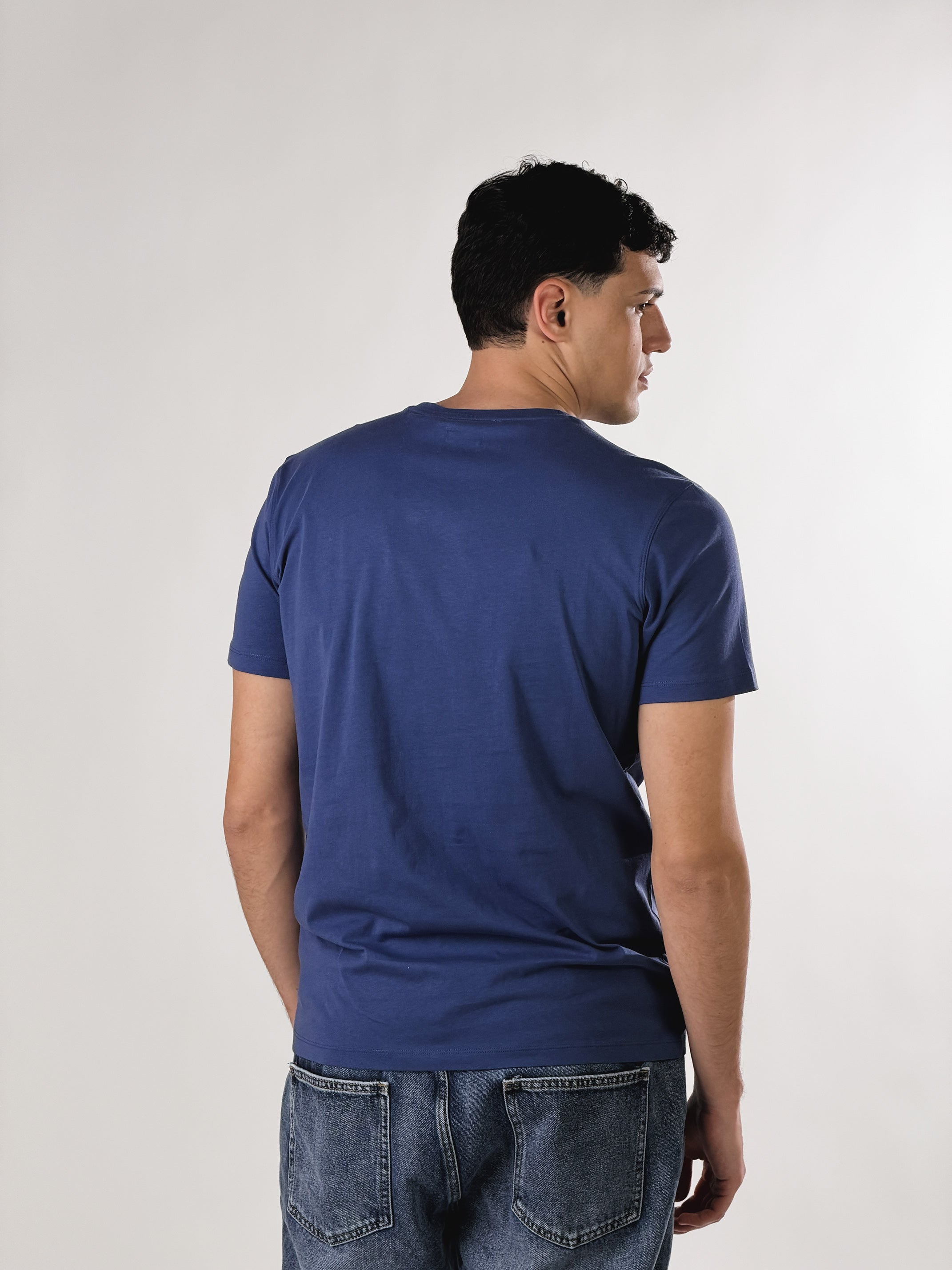 T - Shirt Paradise Beach Club base fit|Colore:Blu chiaro