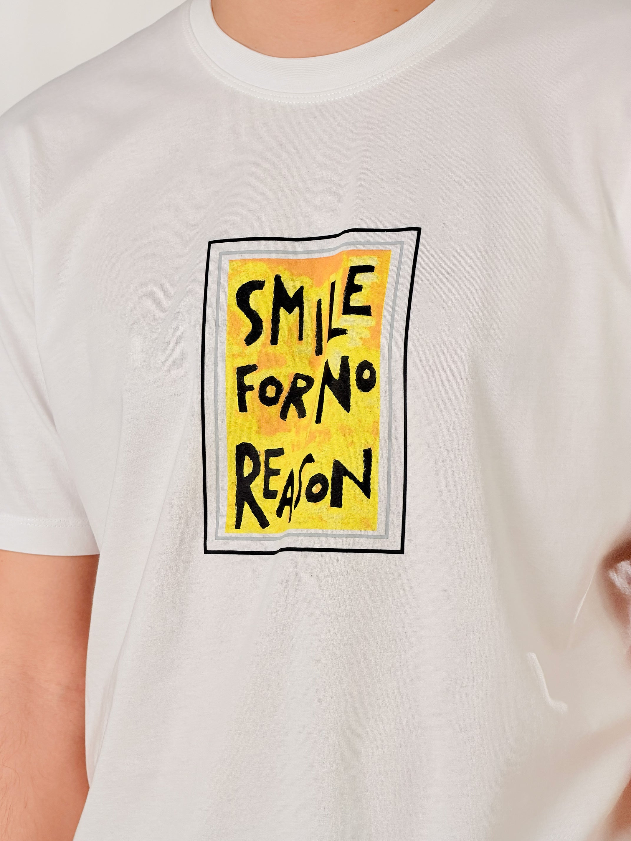 T-Shirt Smile |Colore:Bianco