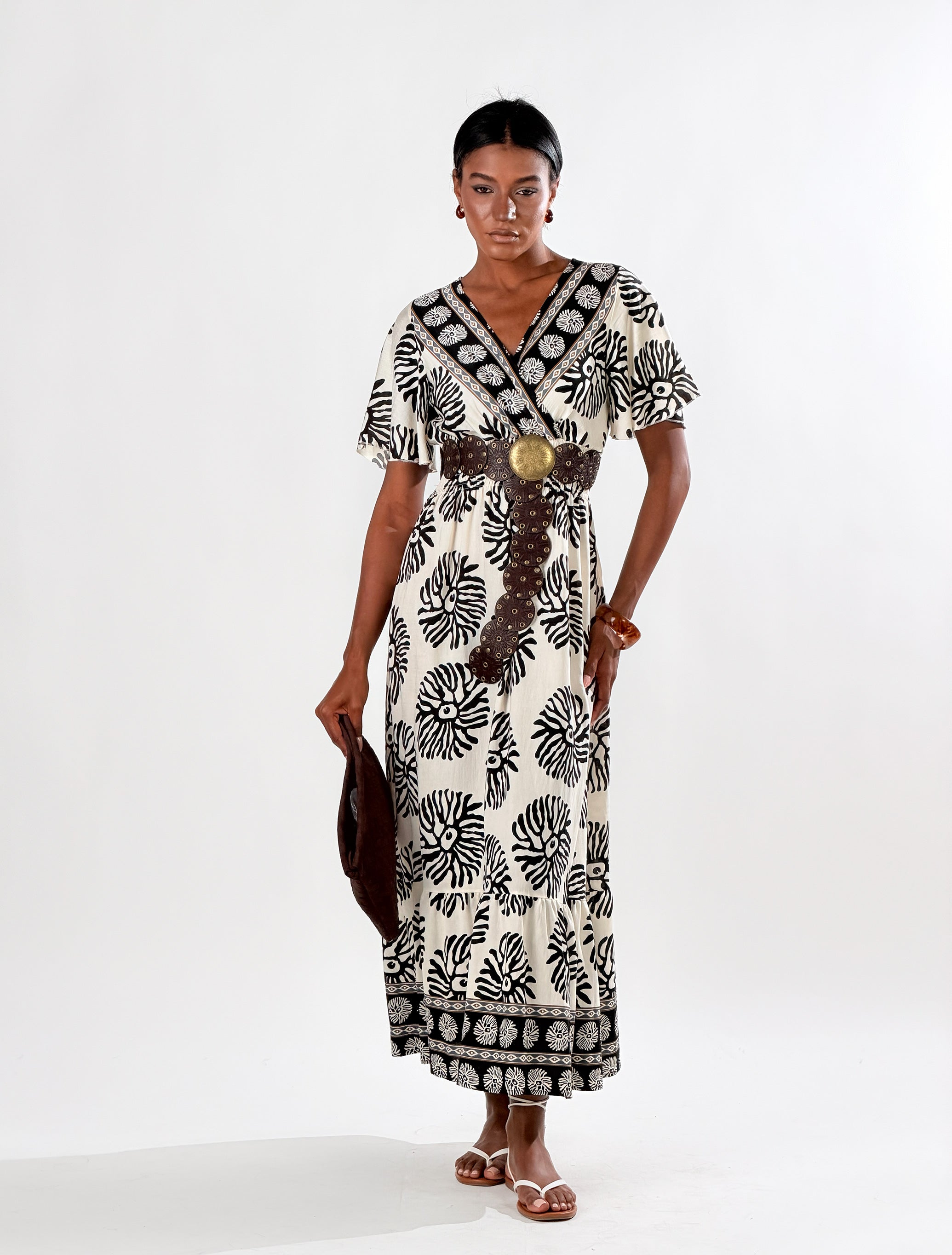 Vestito Boho|Colore:Nero