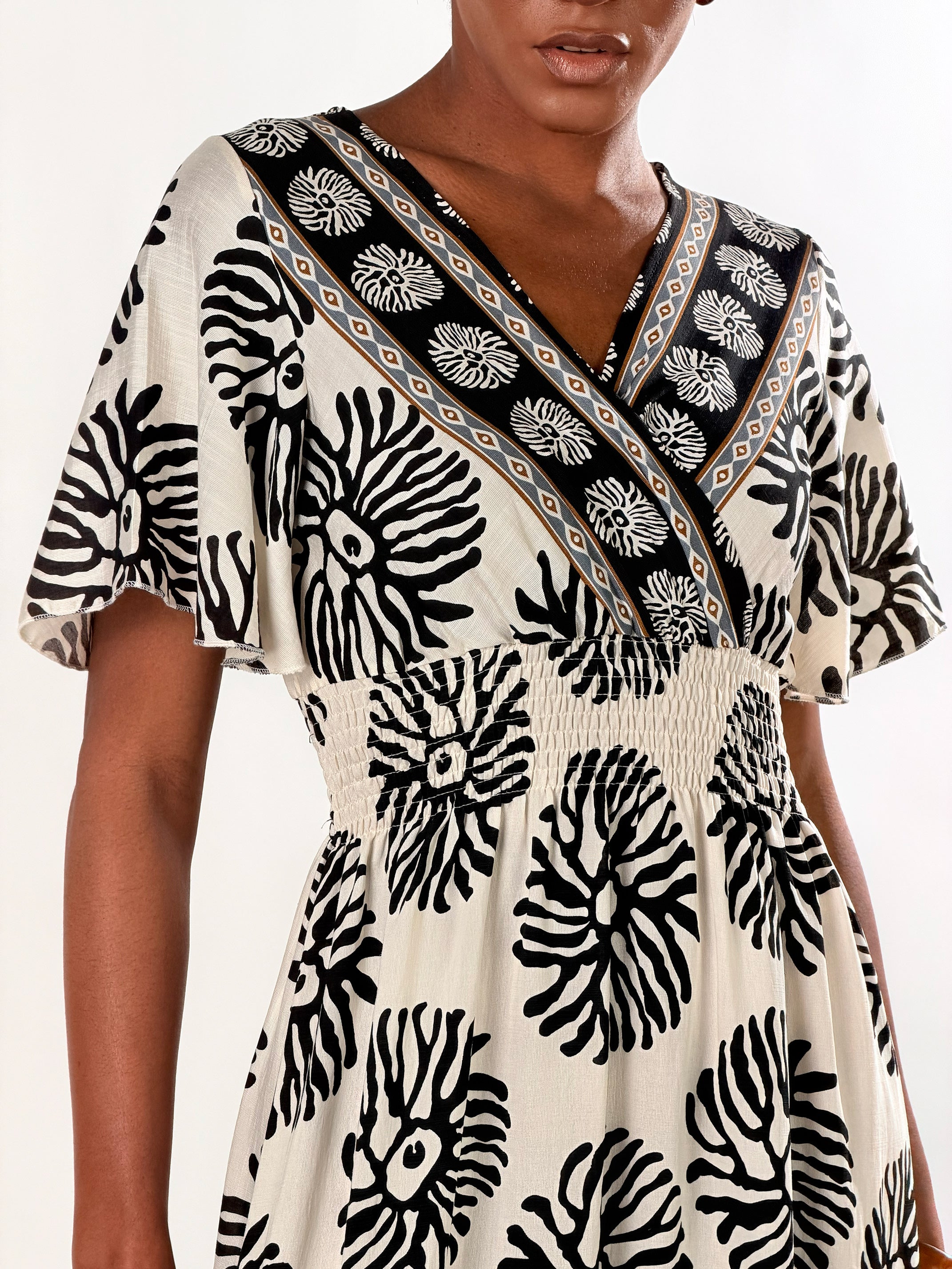 Vestito Boho|Colore:Nero