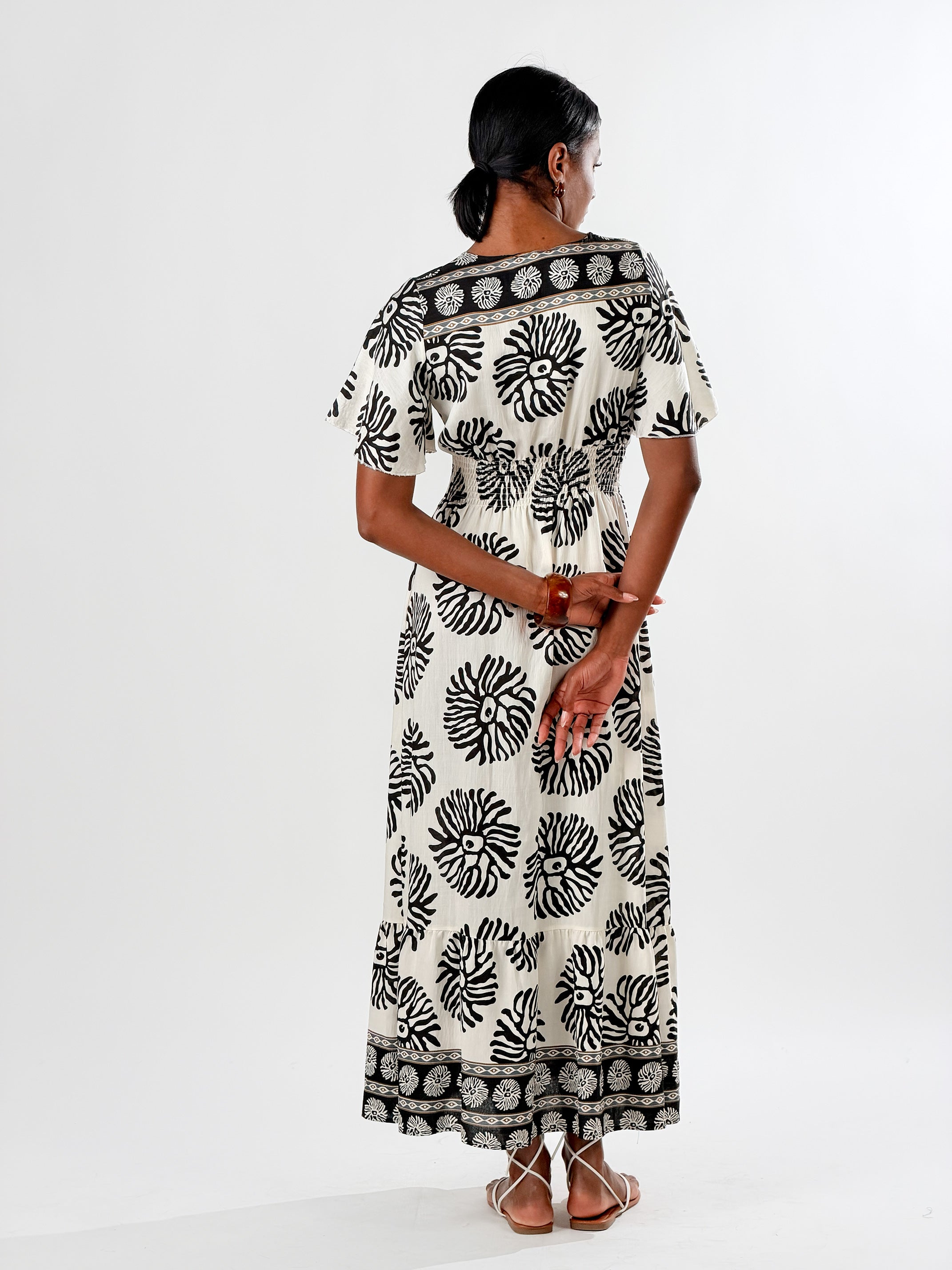 Vestito Boho|Colore:Nero