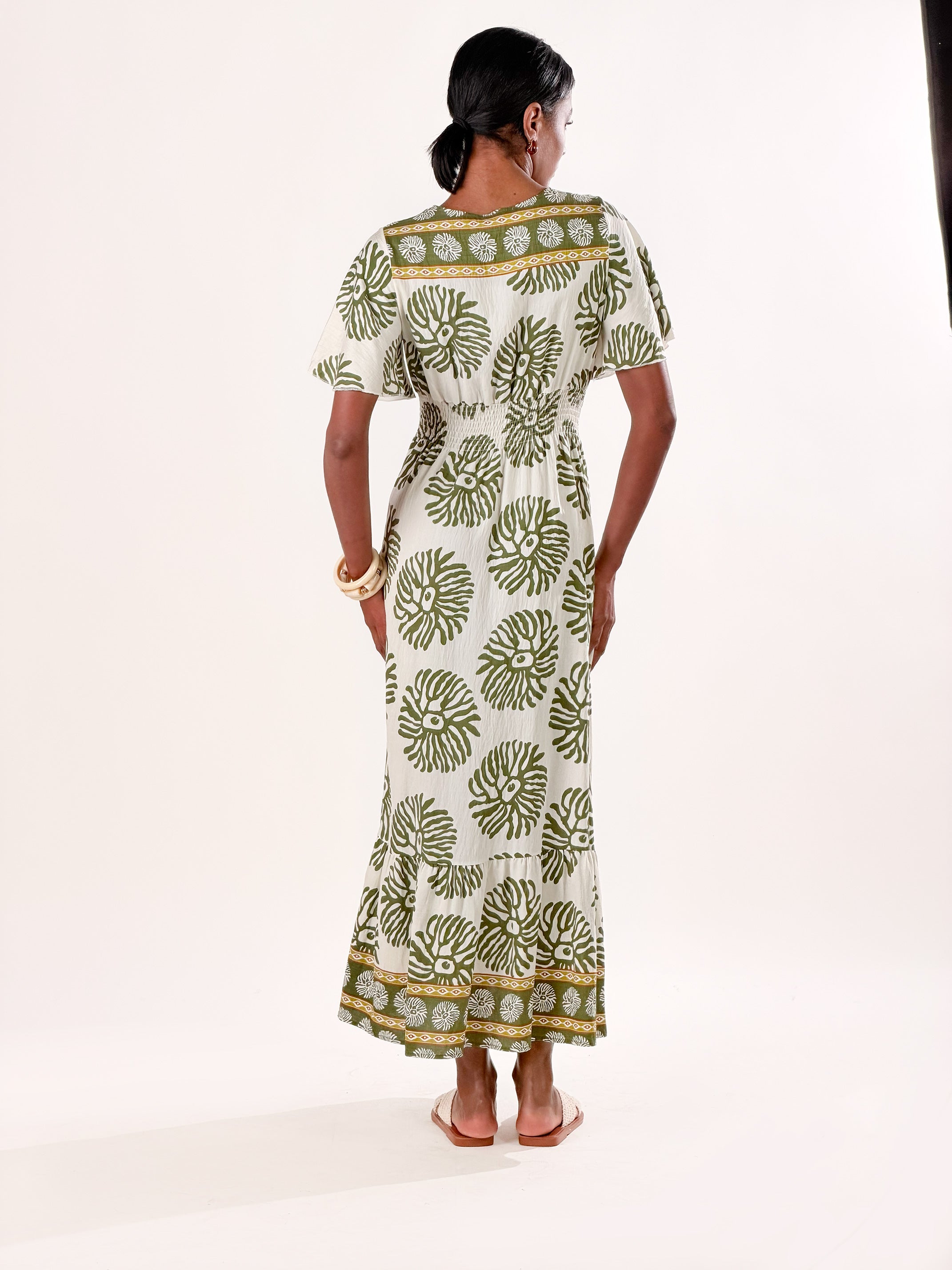 Vestito Boho|Colore:Verde