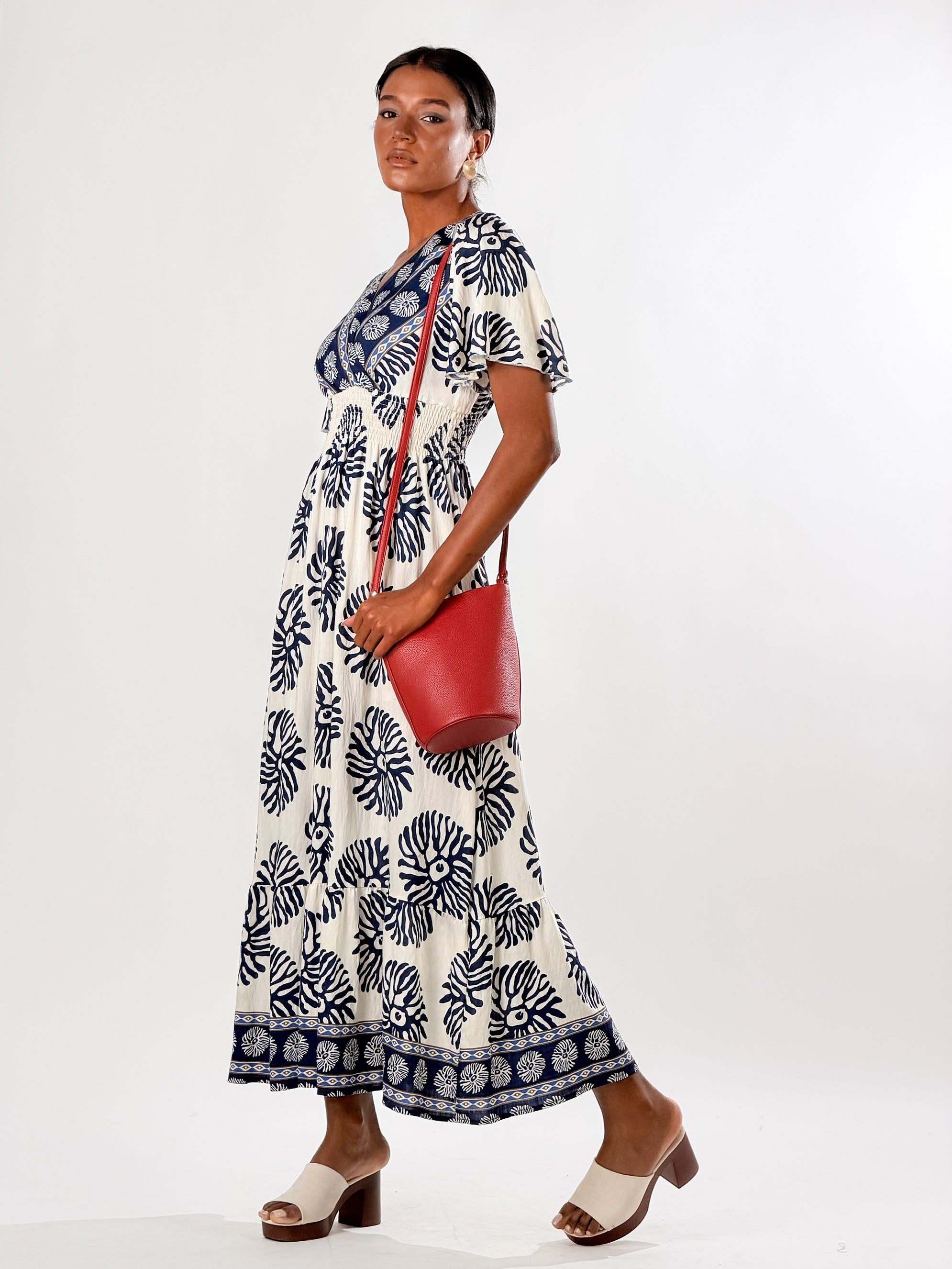 Vestito Boho|Colore:Blu
