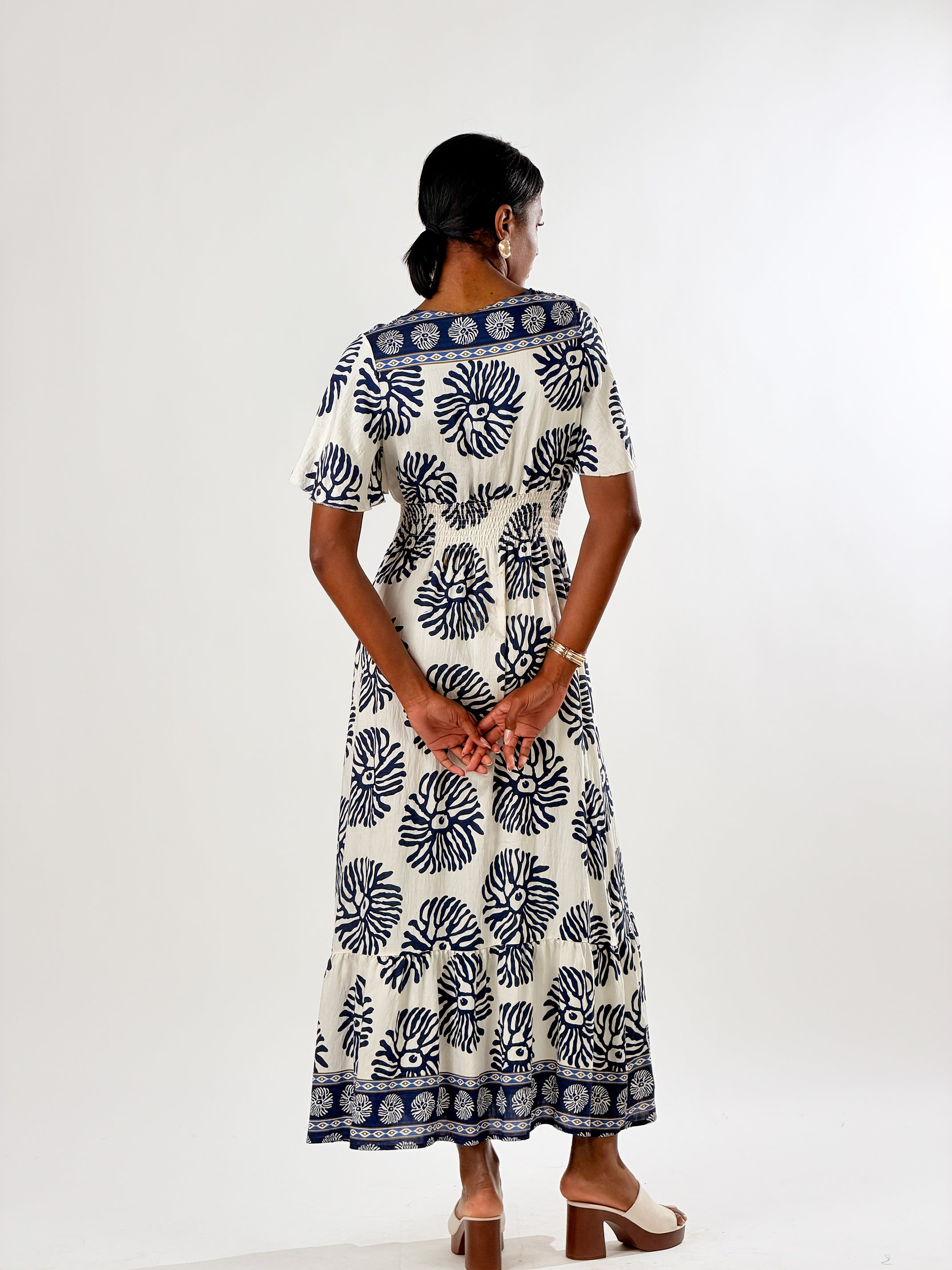 Vestito Boho|Colore:Blu