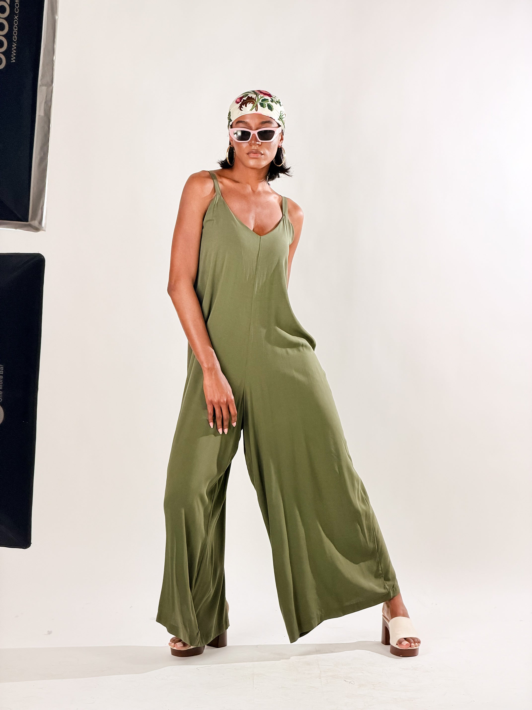 Tuta Harem Oversize|Colore:Verde militare