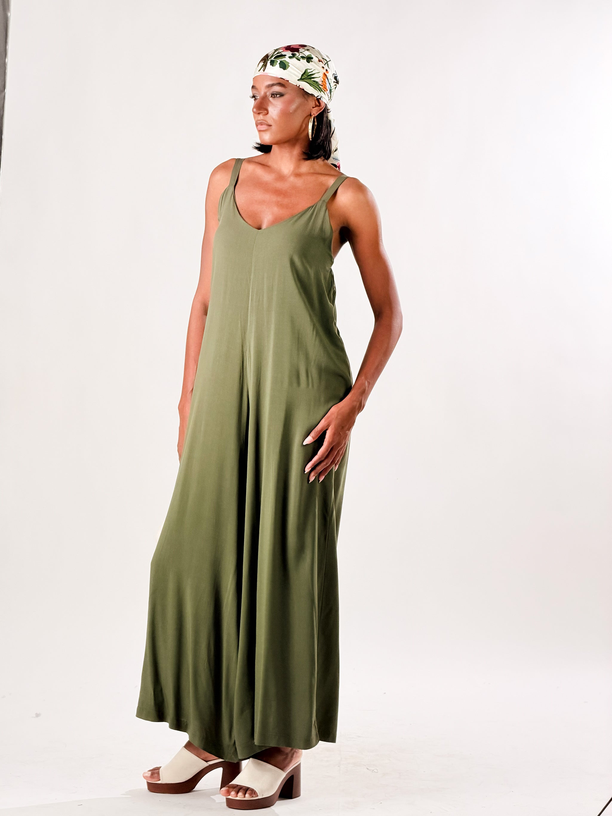 Tuta Harem Oversize|Colore:Verde militare