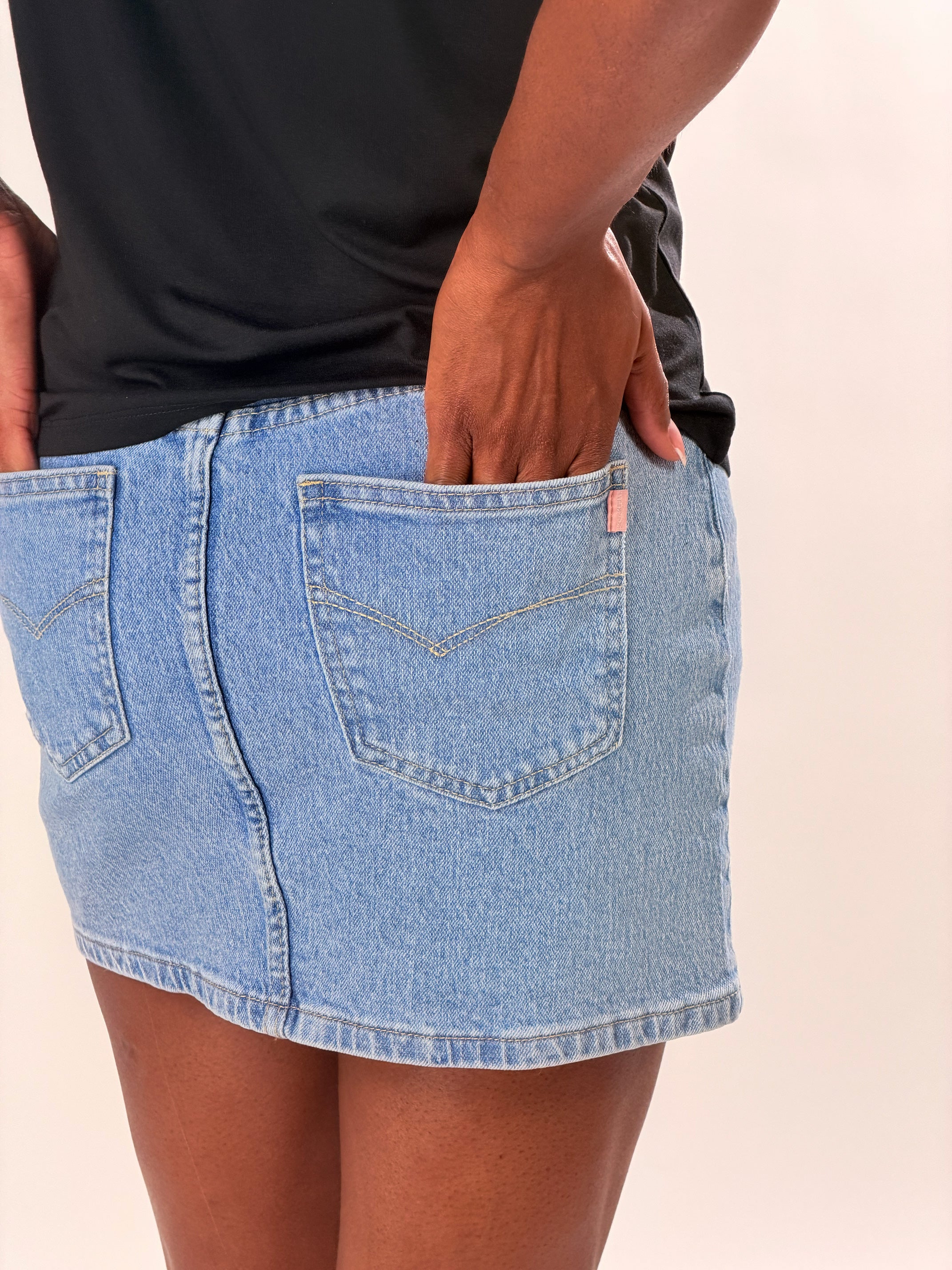Mini Gonna jeans|Colore:Blu chiaro