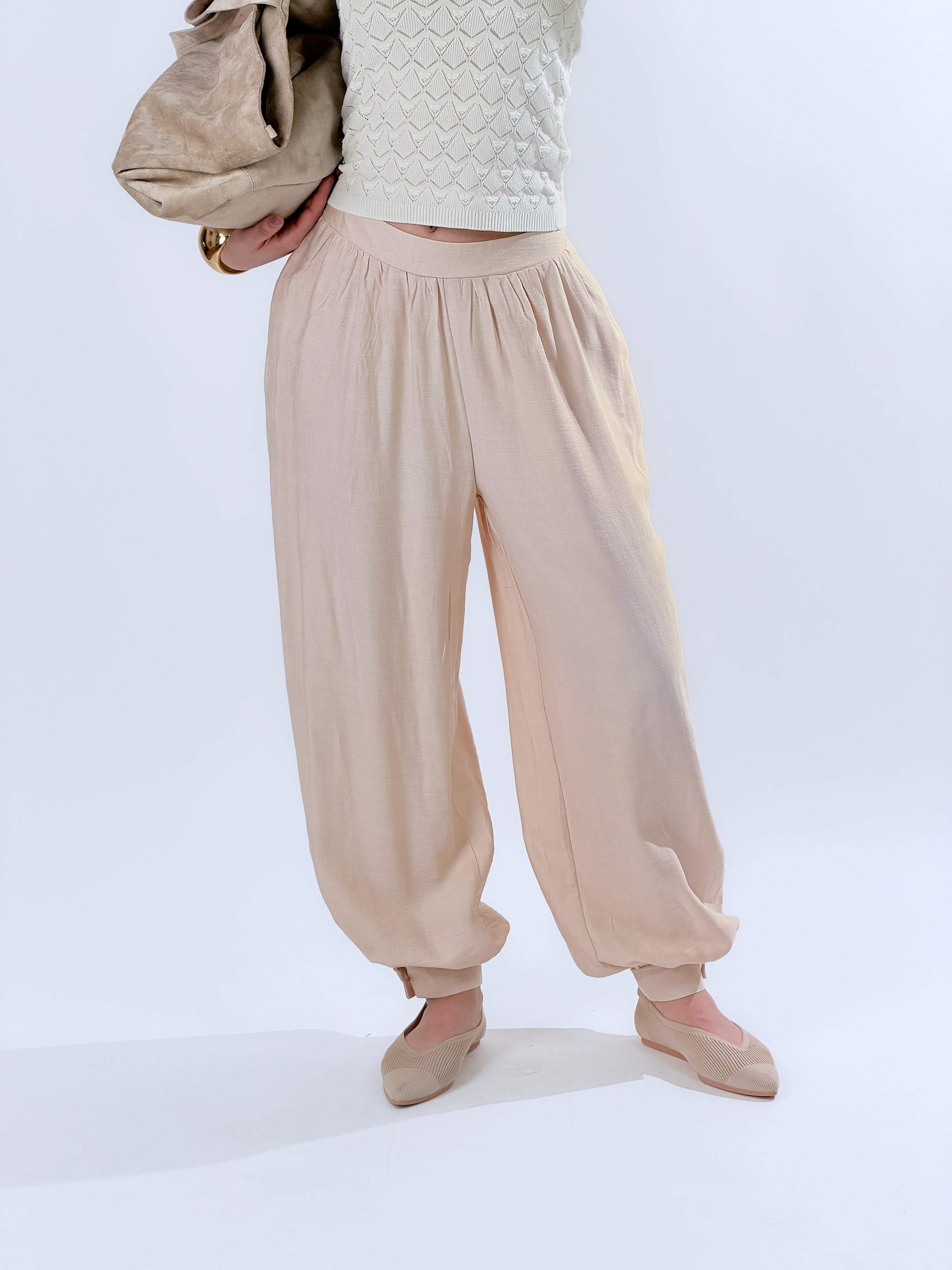 Pantalone Harem Ballon|Colore:Beige