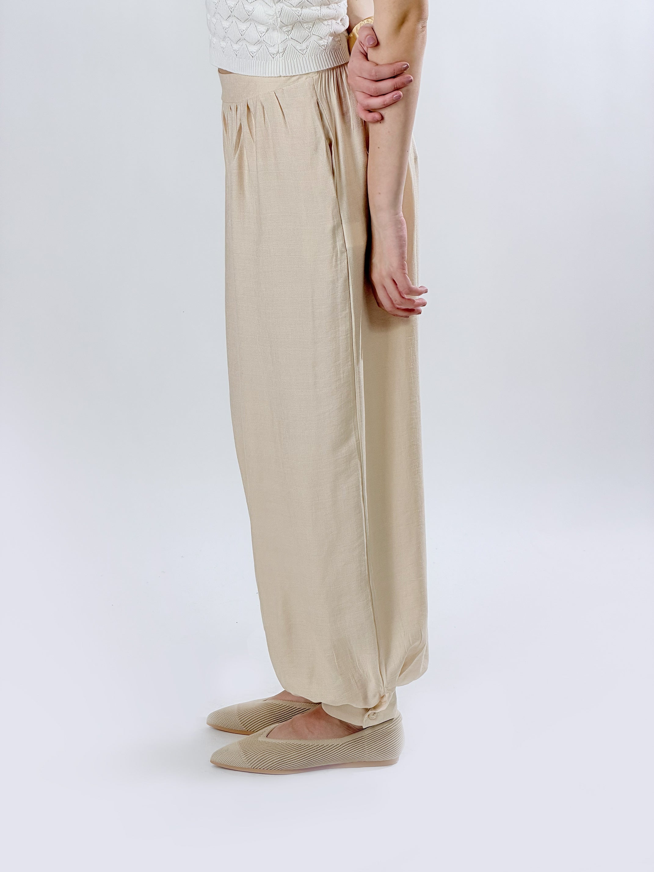 Pantalone Harem Ballon|Colore:Beige
