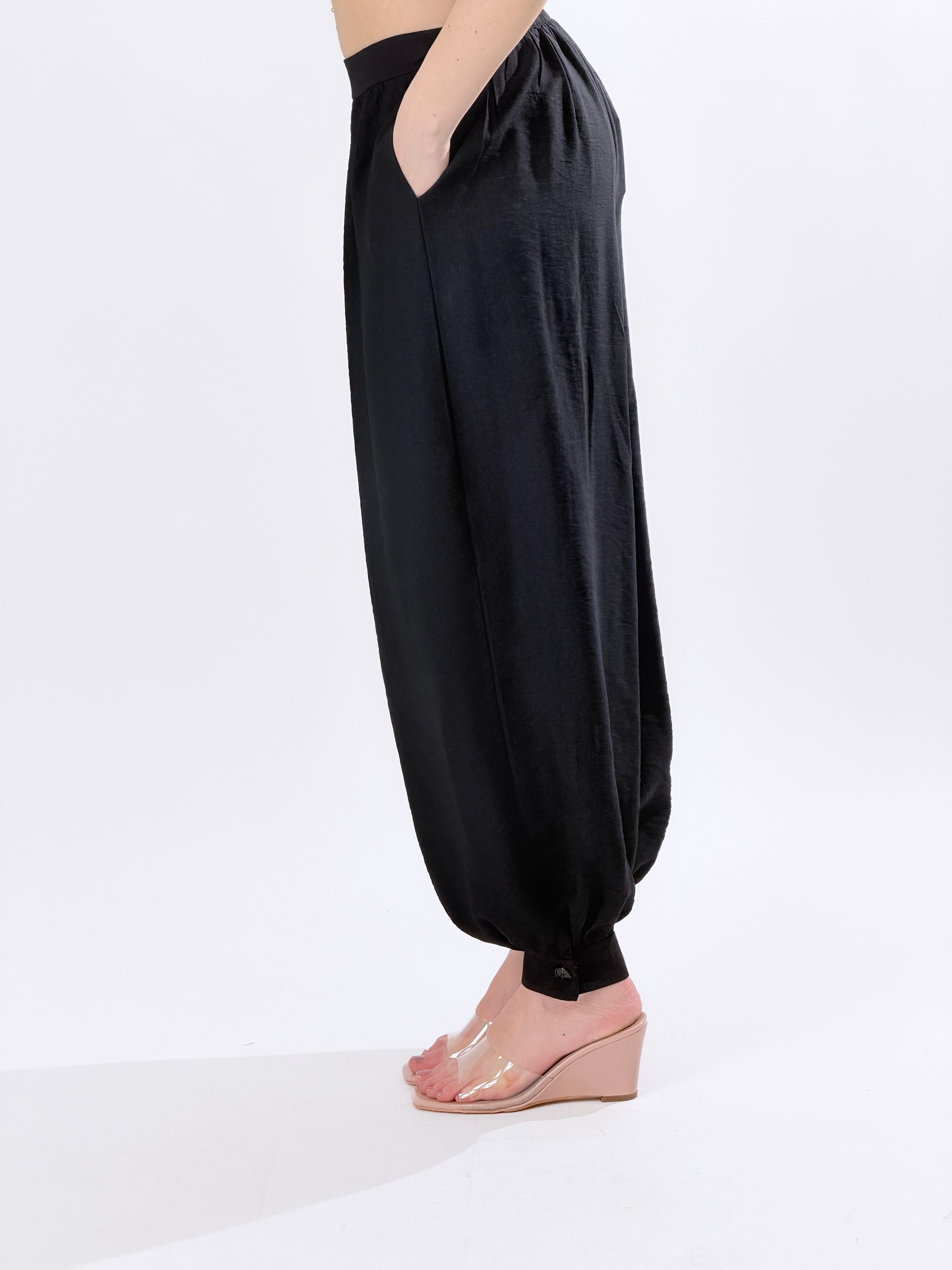 Pantalone Harem Ballon|Colore:Nero