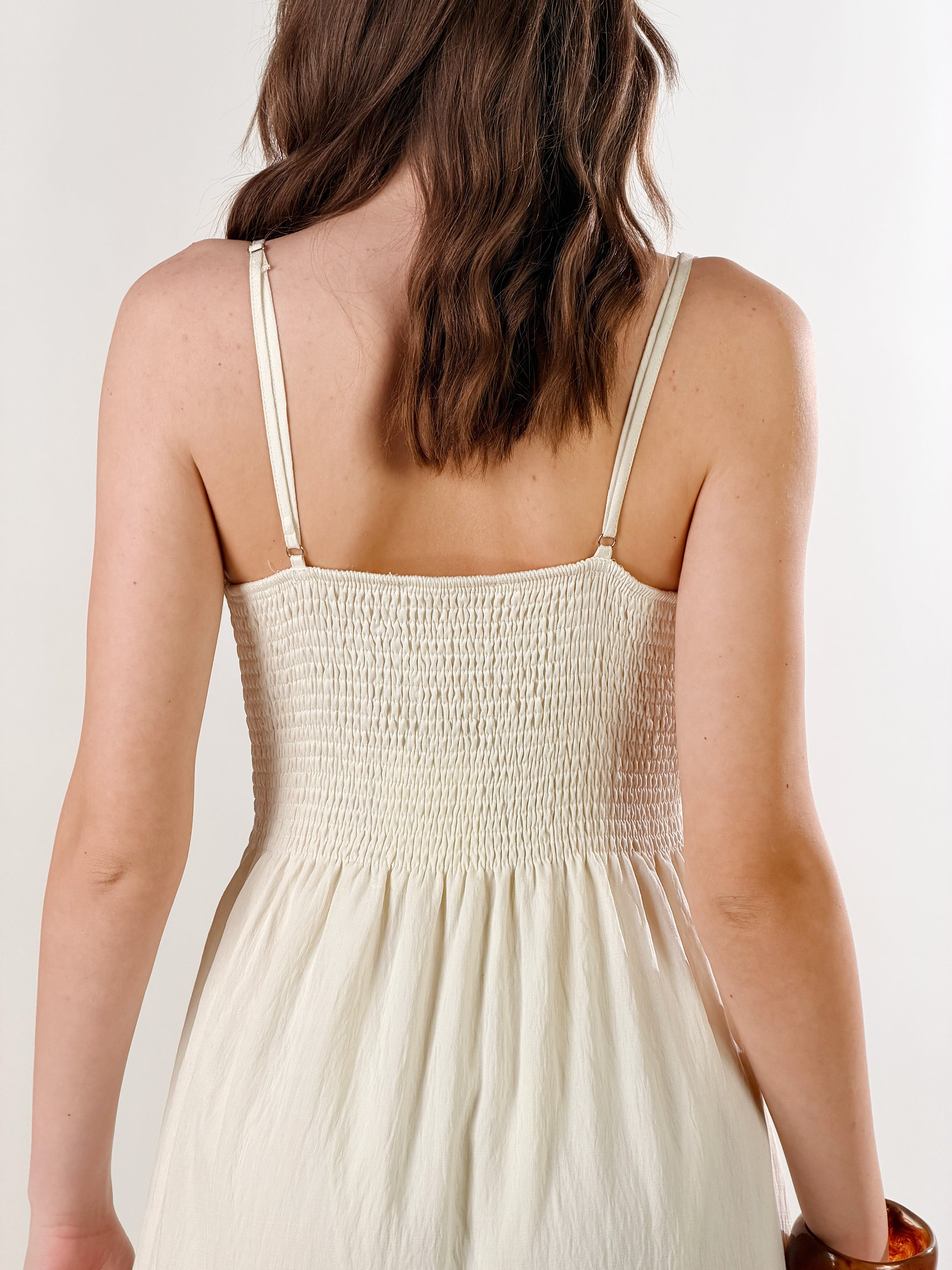 Vestito Allure con Accessorio oro|Colore:Panna