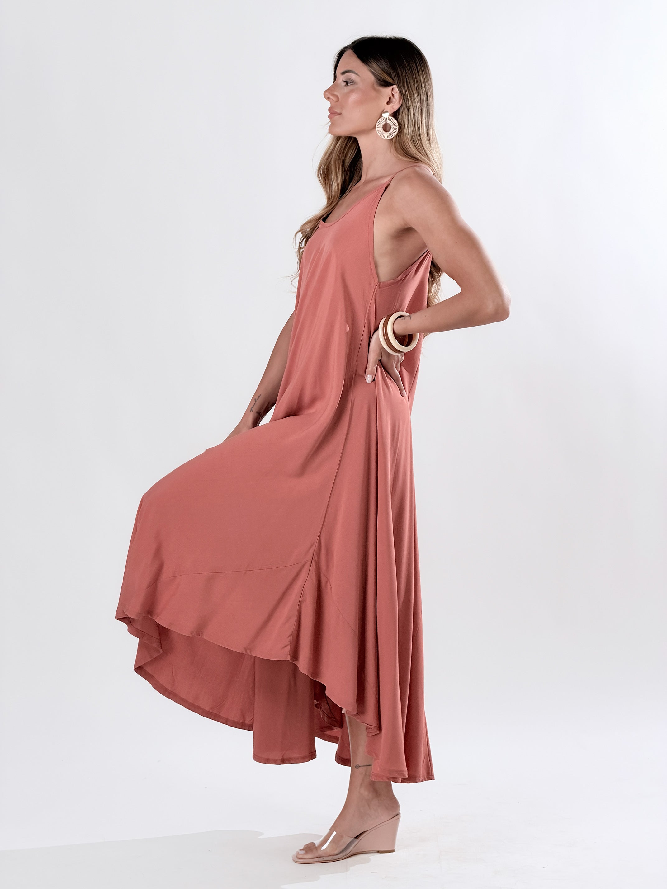 Vestito Salina|Colore:Terracotta