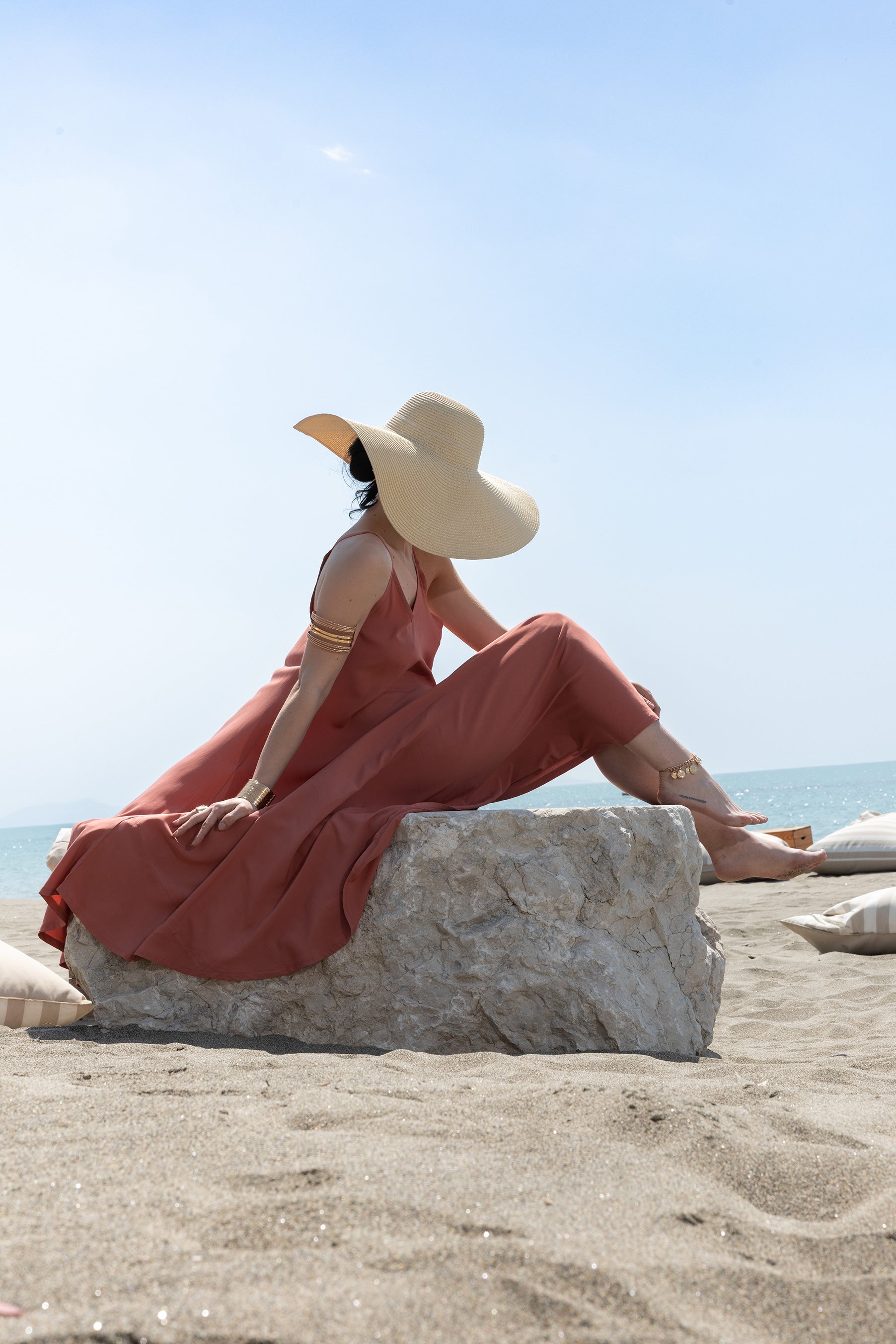 Vestito Salina|Colore:Terracotta
