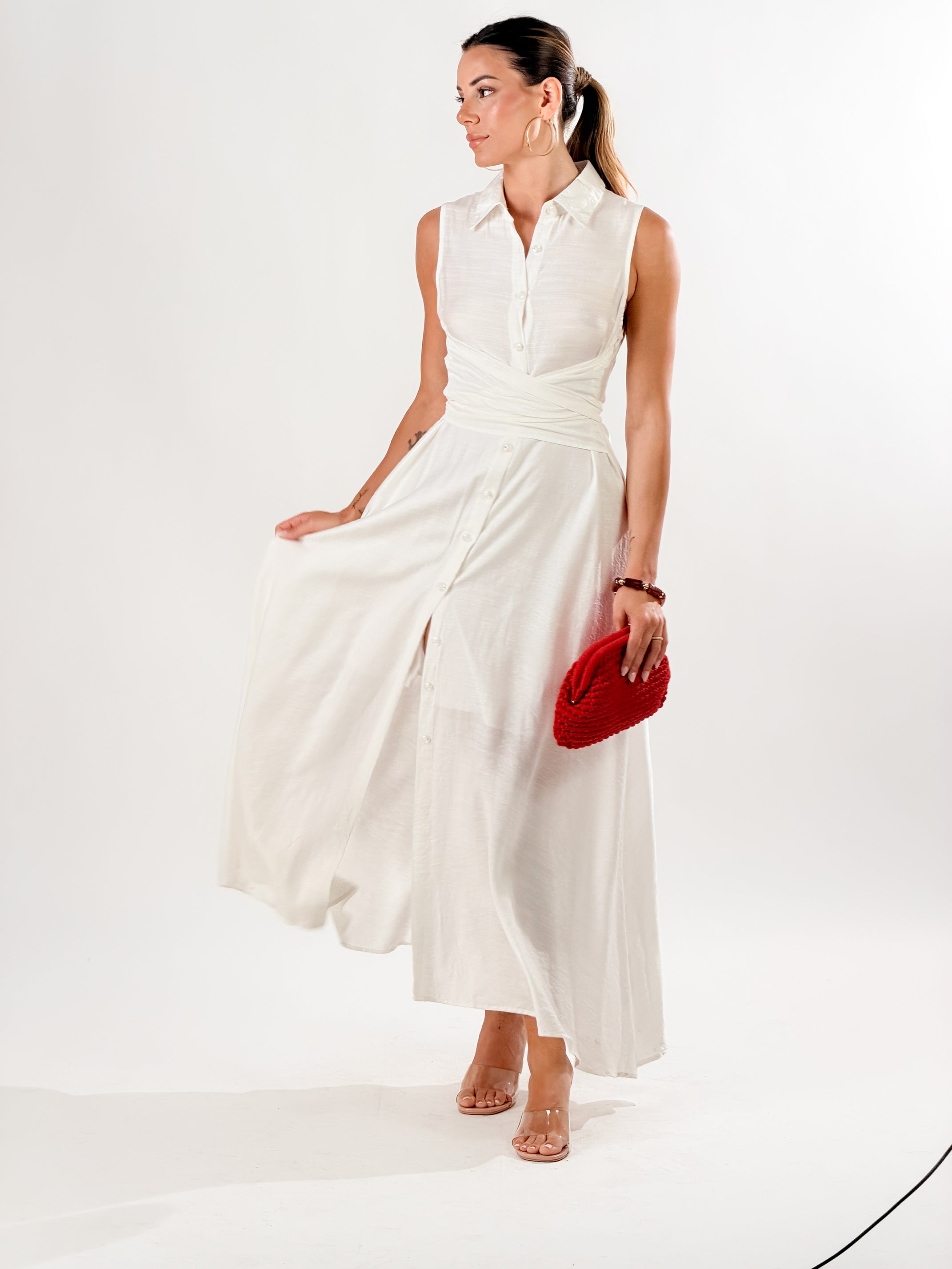Vestito Sharon|Colore:Bianco