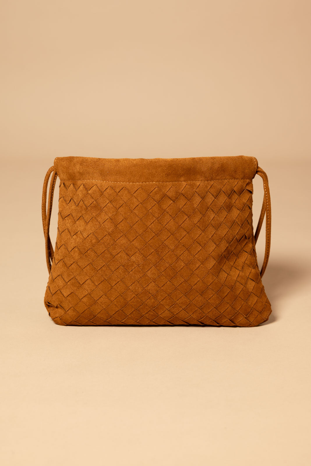 Shopper midi intrecciata|Colore:Cammello