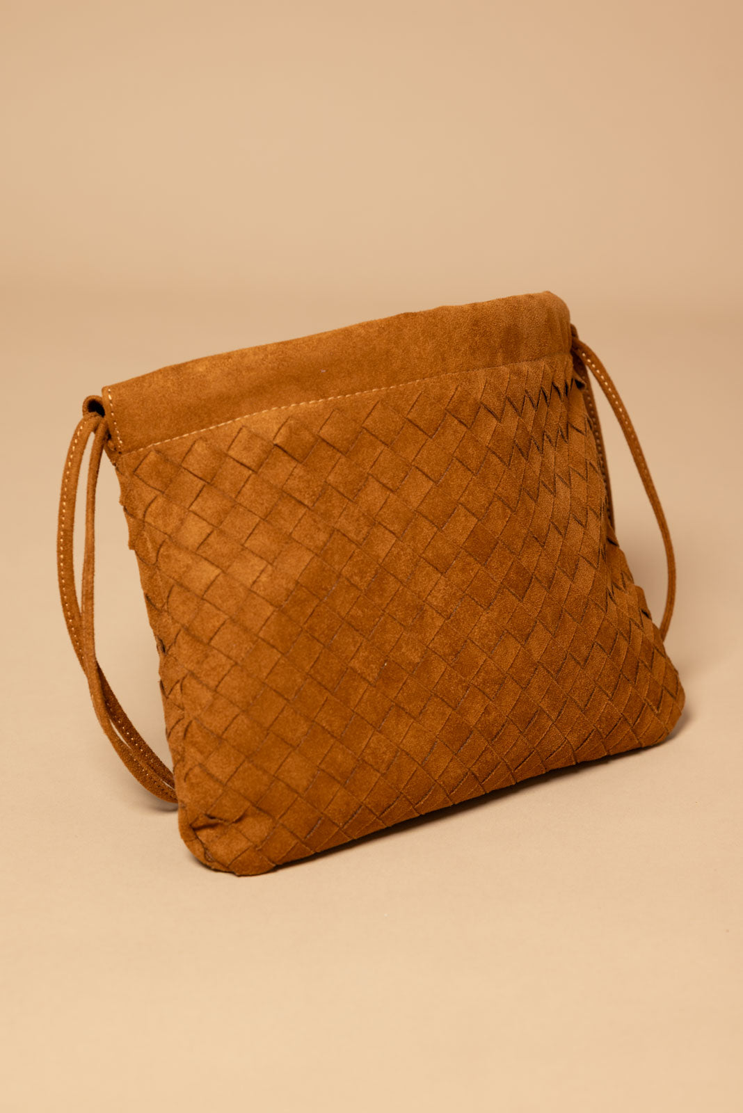 Shopper midi intrecciata|Colore:Cammello