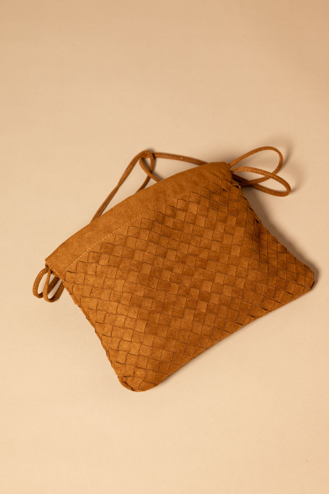 Shopper midi intrecciata|Colore:Cammello